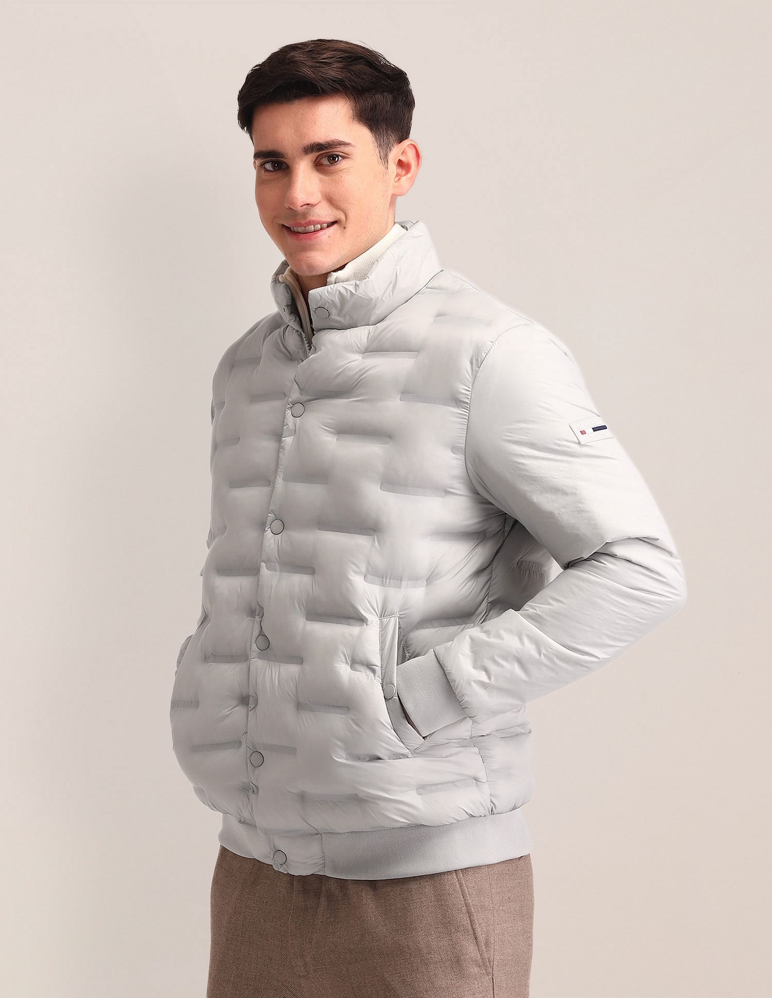 U.S. Polo Assn. USJCKS0704 LT. GREY Mens Jackets