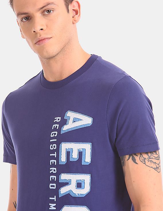 Aeropostale Men's Aero Original Brand V-Neck Graphic T Shirt L Cool  Turquoise : : Clothing, Shoes & Accessories