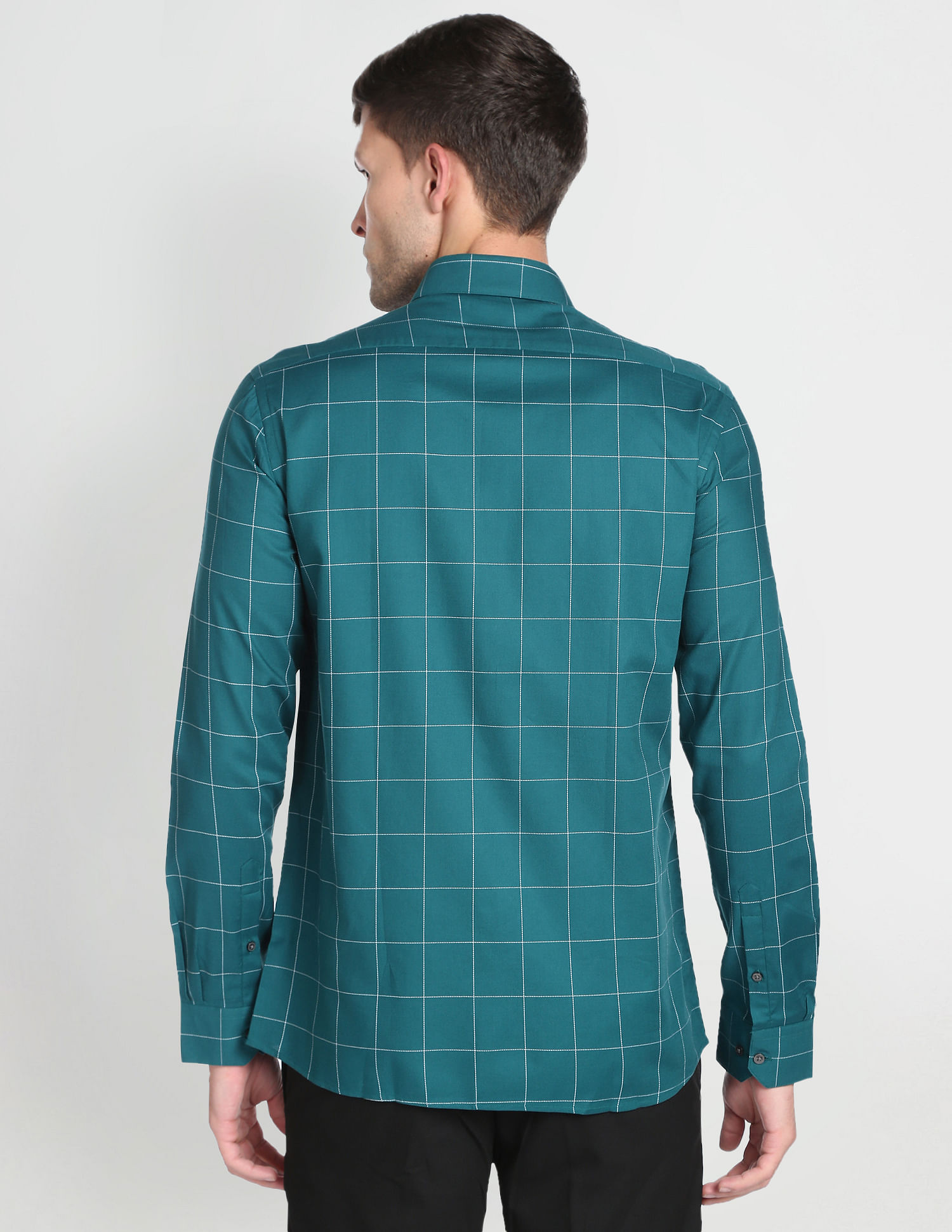 Arrow Windowpane Check Formal Shirt