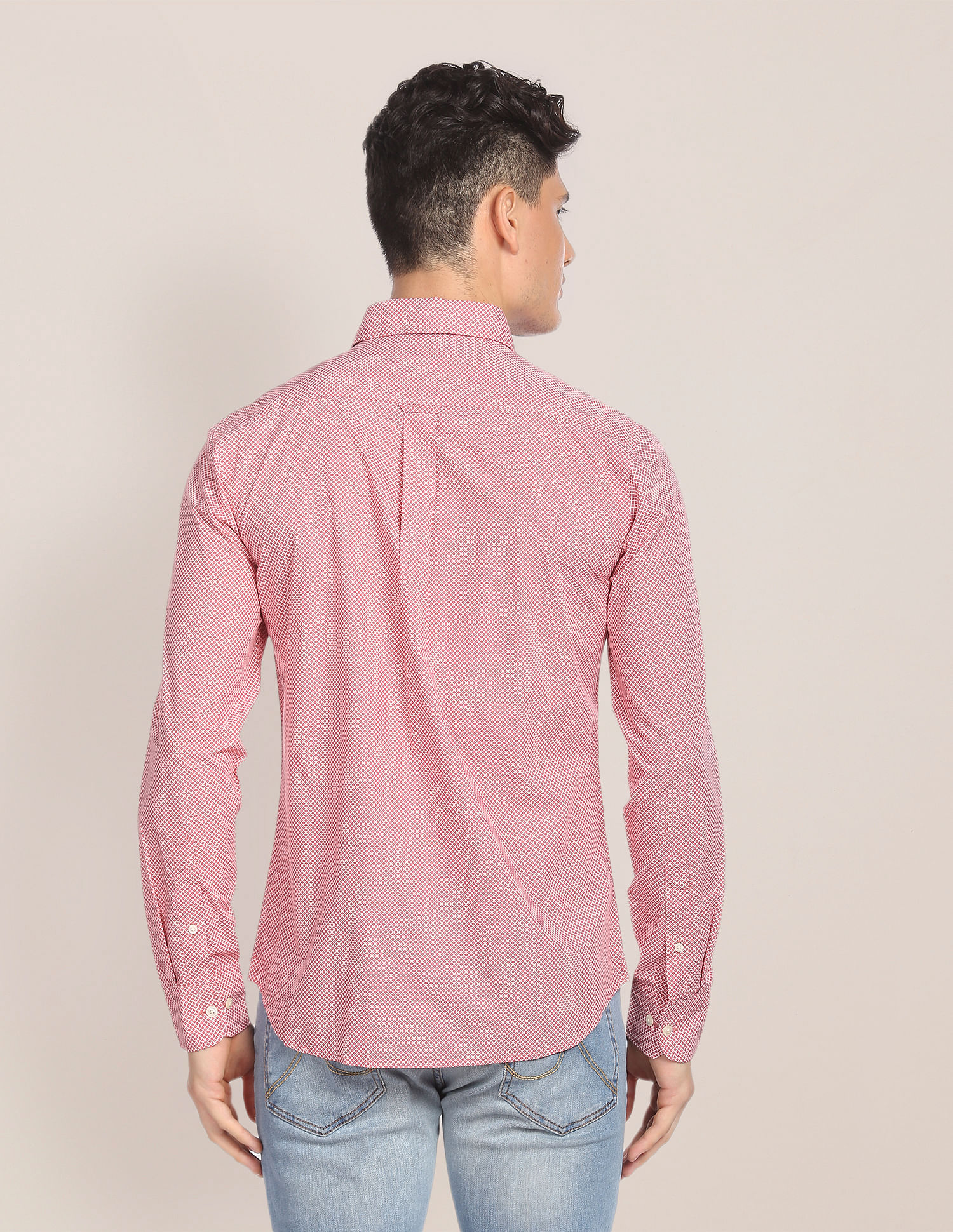 U.S. Polo Assn. Micro Print Tailored Fit Shirt