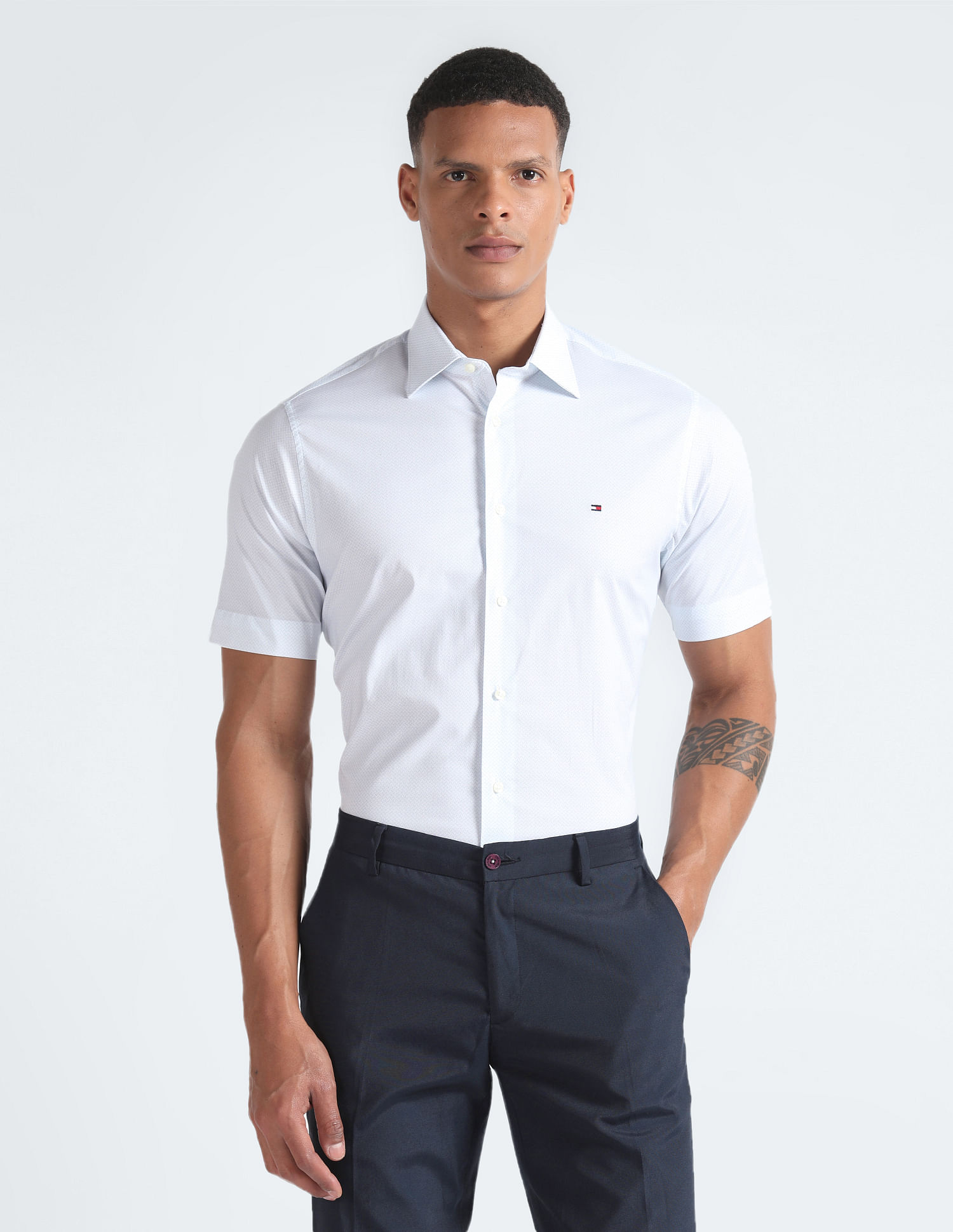 Tommy Hilfiger Sustainable Geometric Print Shirt