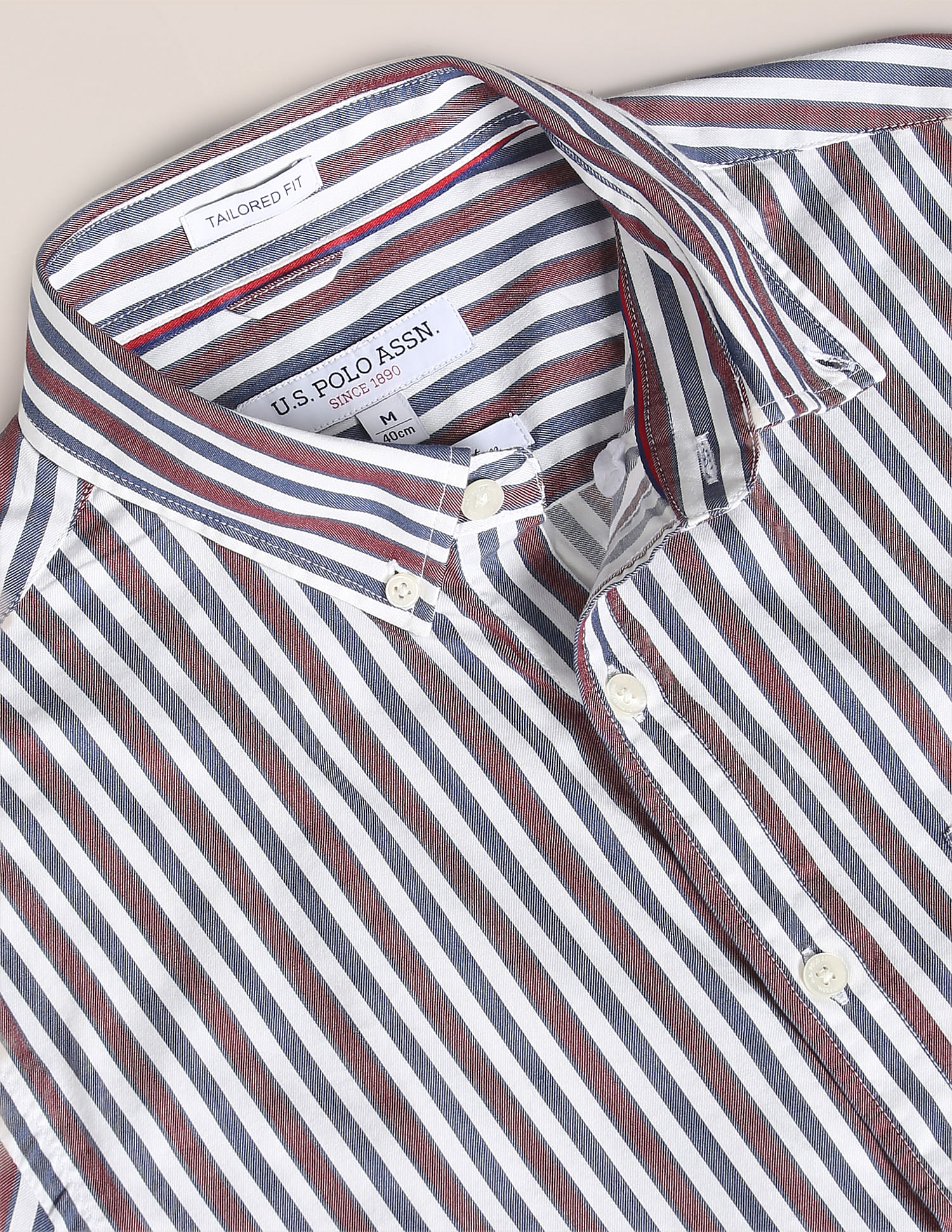 U.S. Polo Assn. Vertical Stripe Twill Shirt