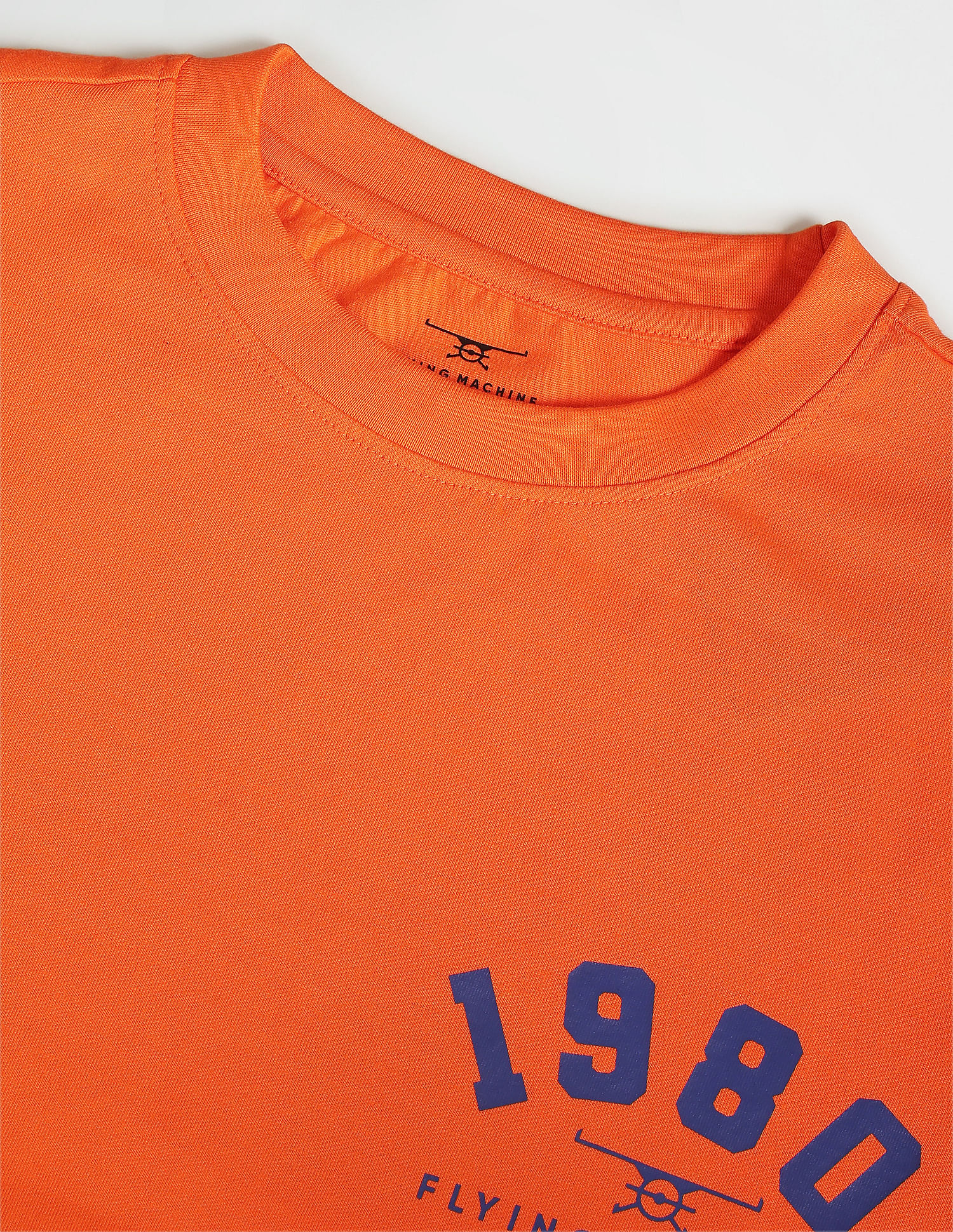 Flying Machine Rear Print Oversized T-Shirt
