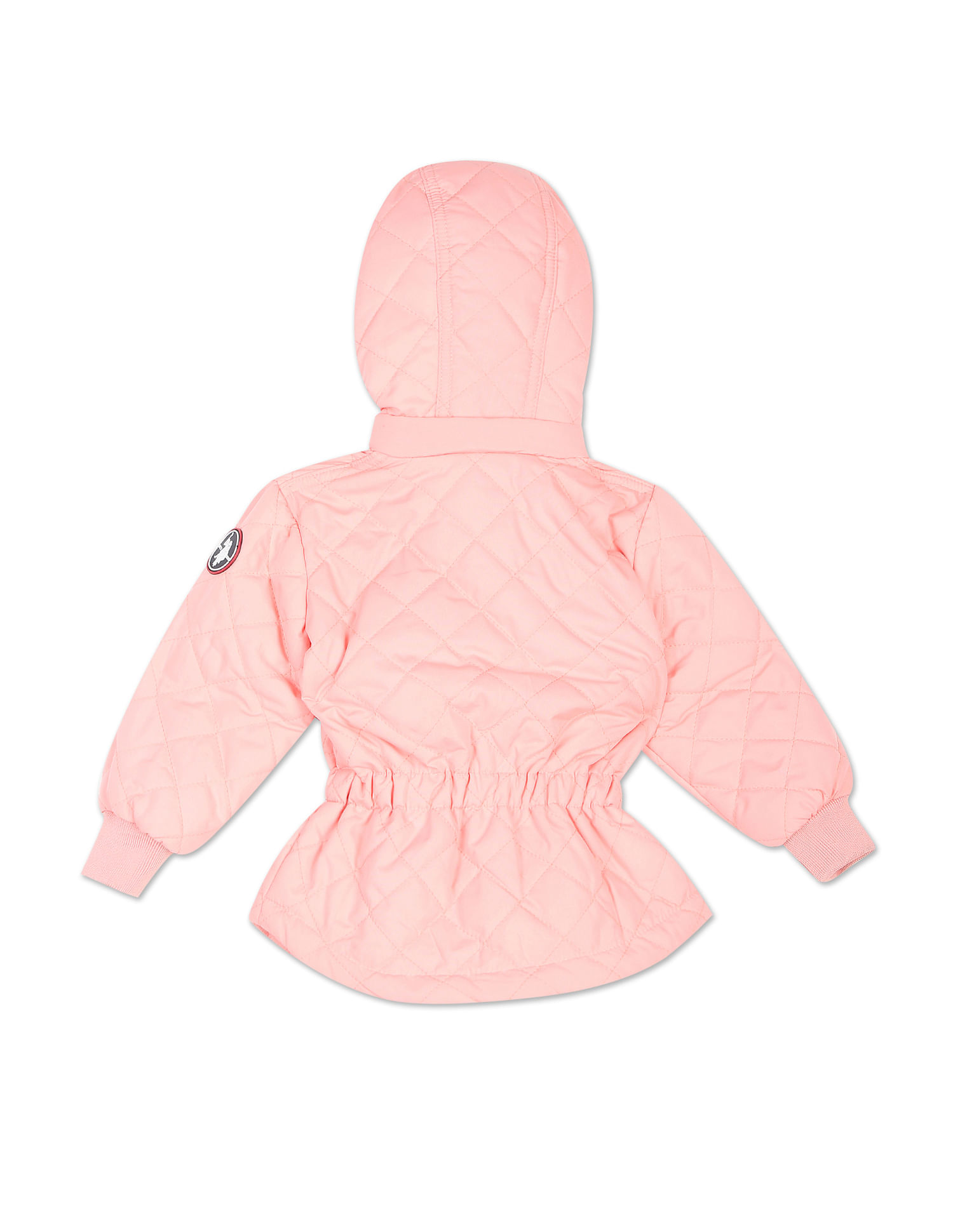 U.S. Polo Assn. Kids Hooded Solid Quilted Jacket