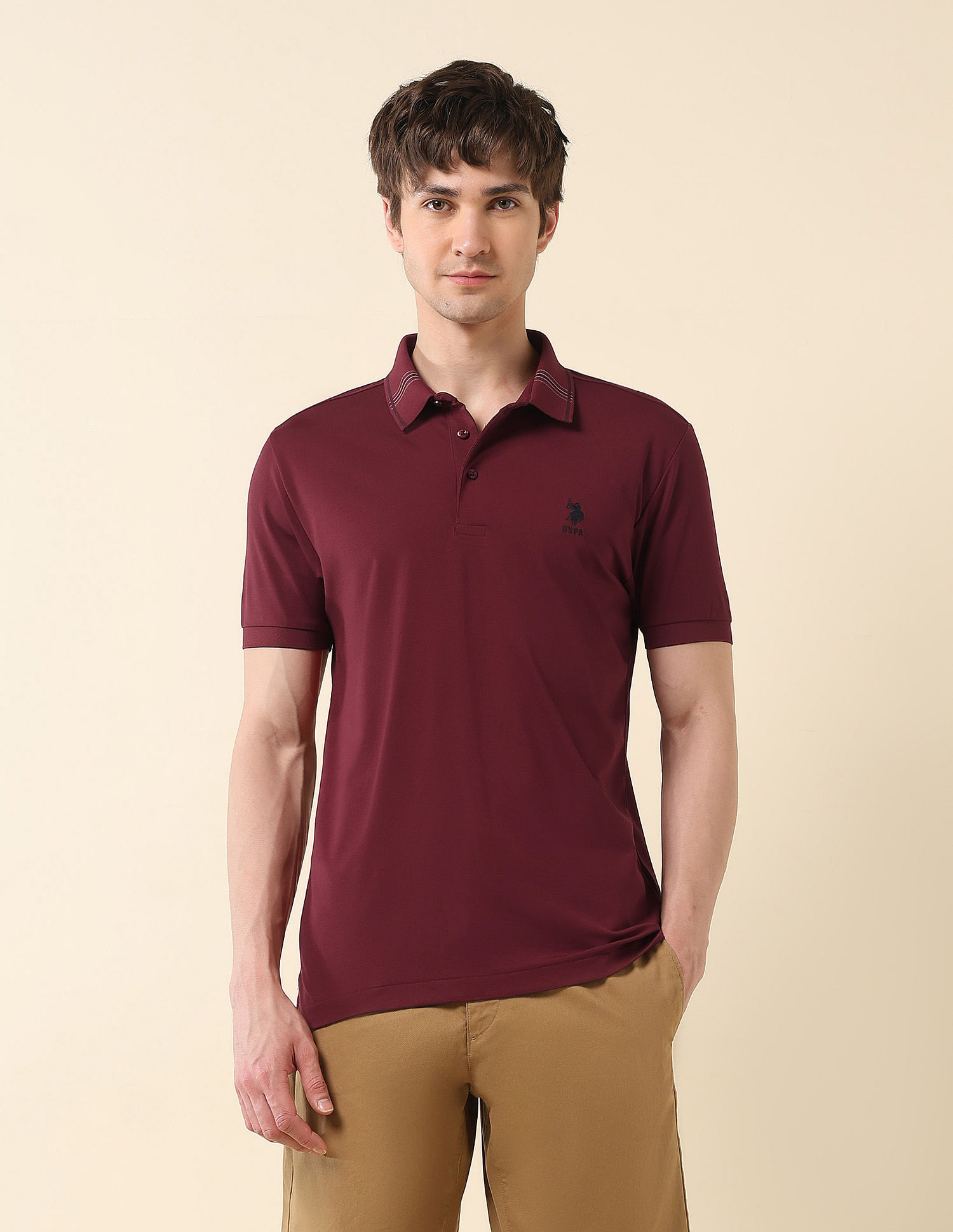 U.S. Polo Assn. Solid Gentlemans Club Polo Shirt