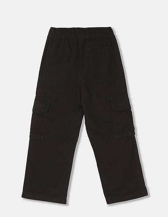 GINI & JONY Regular Fit Boys Black Trousers - Buy GINI & JONY Regular Fit Boys  Black Trousers Online at Best Prices in India | Flipkart.com