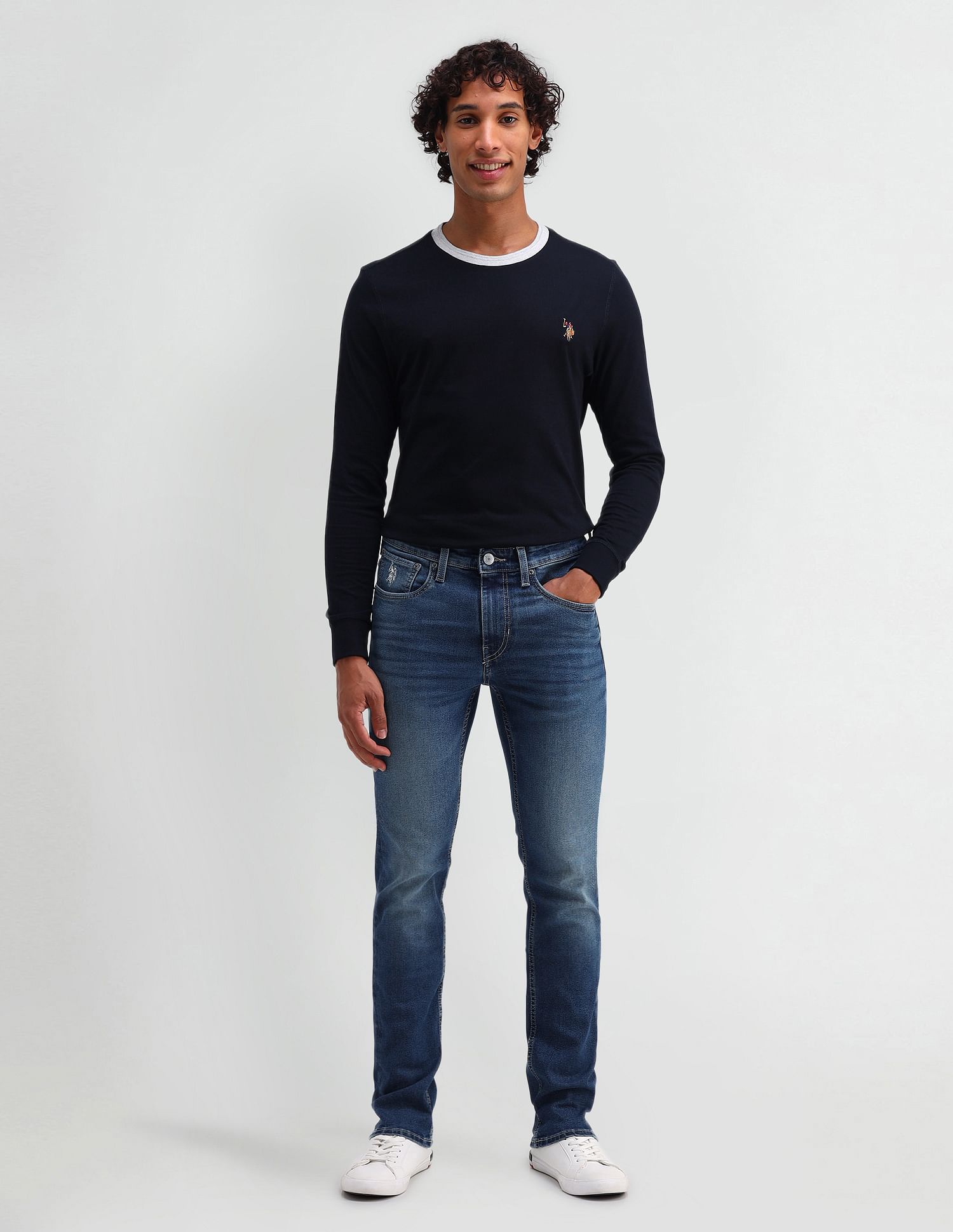 U.S. Polo Assn. Denim Co. Regallo Skinny Fit Blue Jeans
