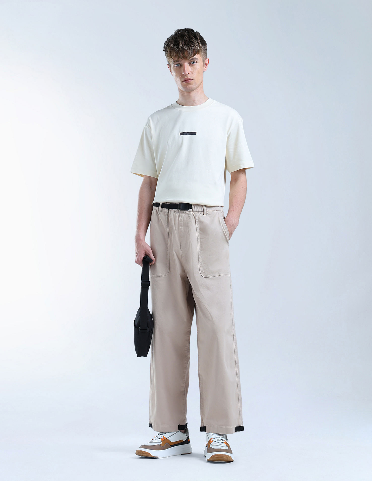 Flying Machine Twill Relaxed Fit Cargos