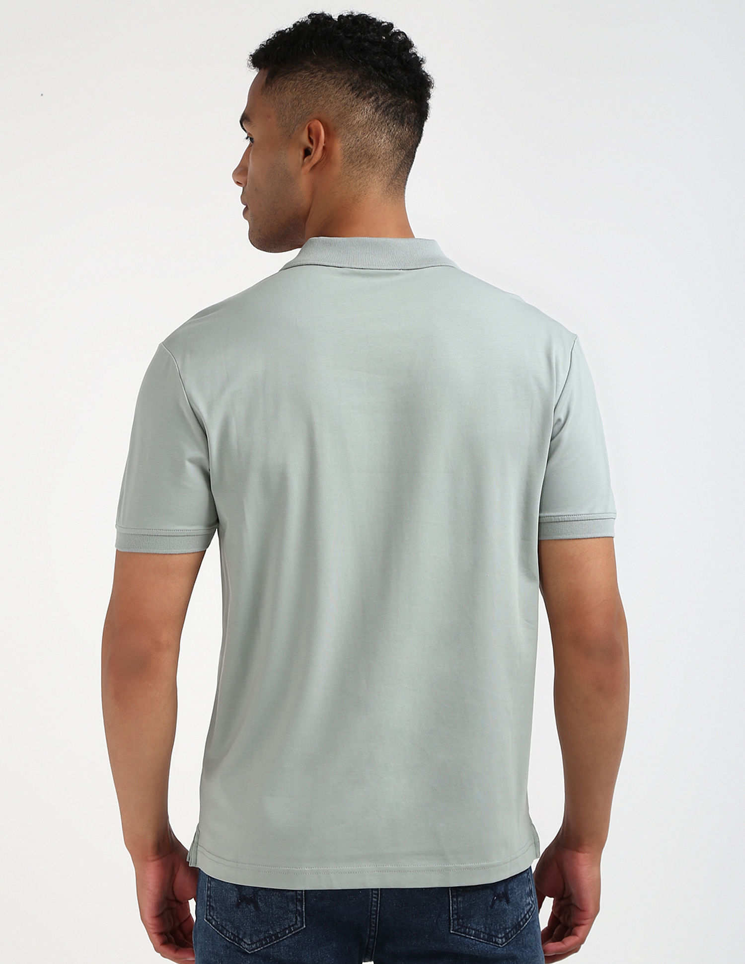 Calvin Klein Sustainable Monologo Solid Polo Shirt