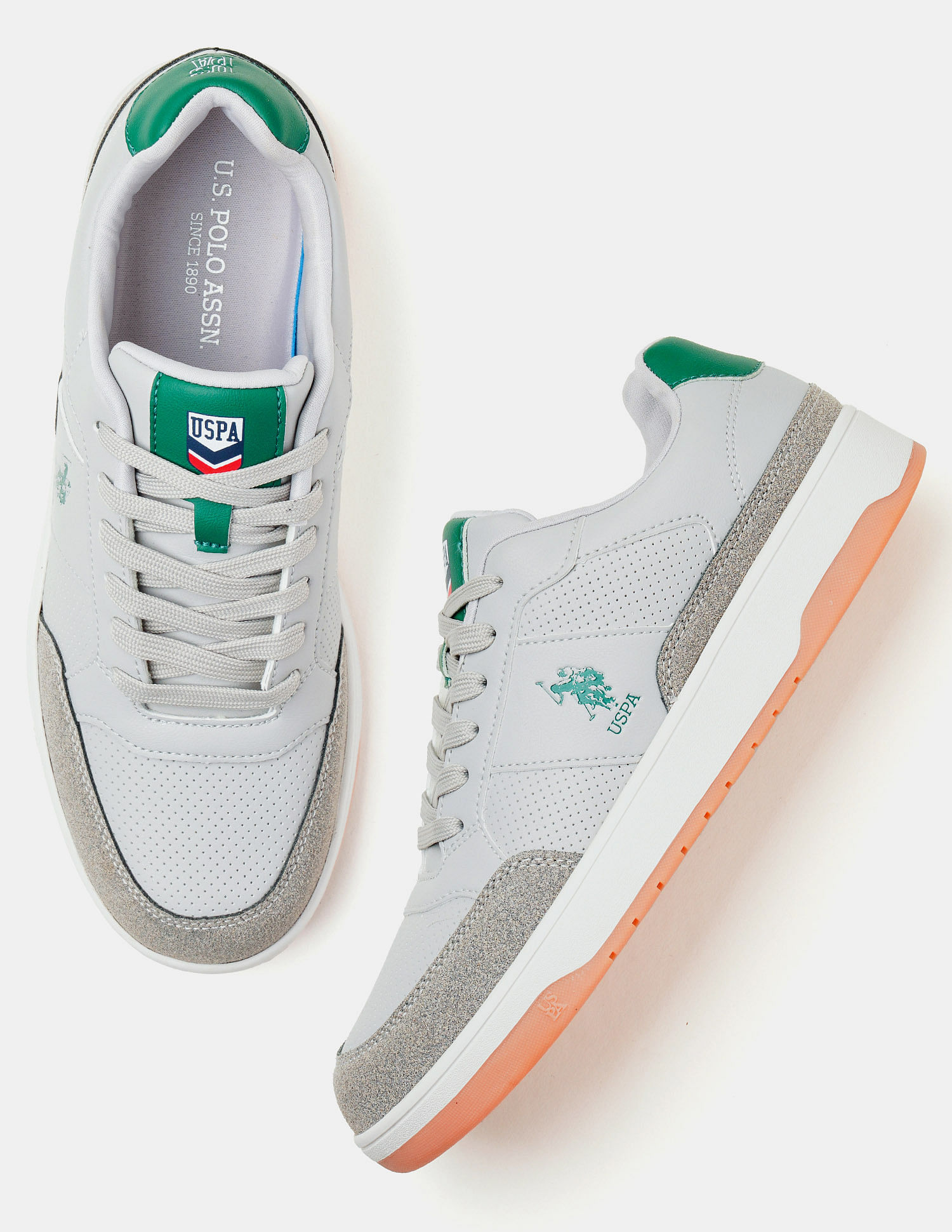 U.S. Polo Assn. Men Colourblocked Simon Sneakers