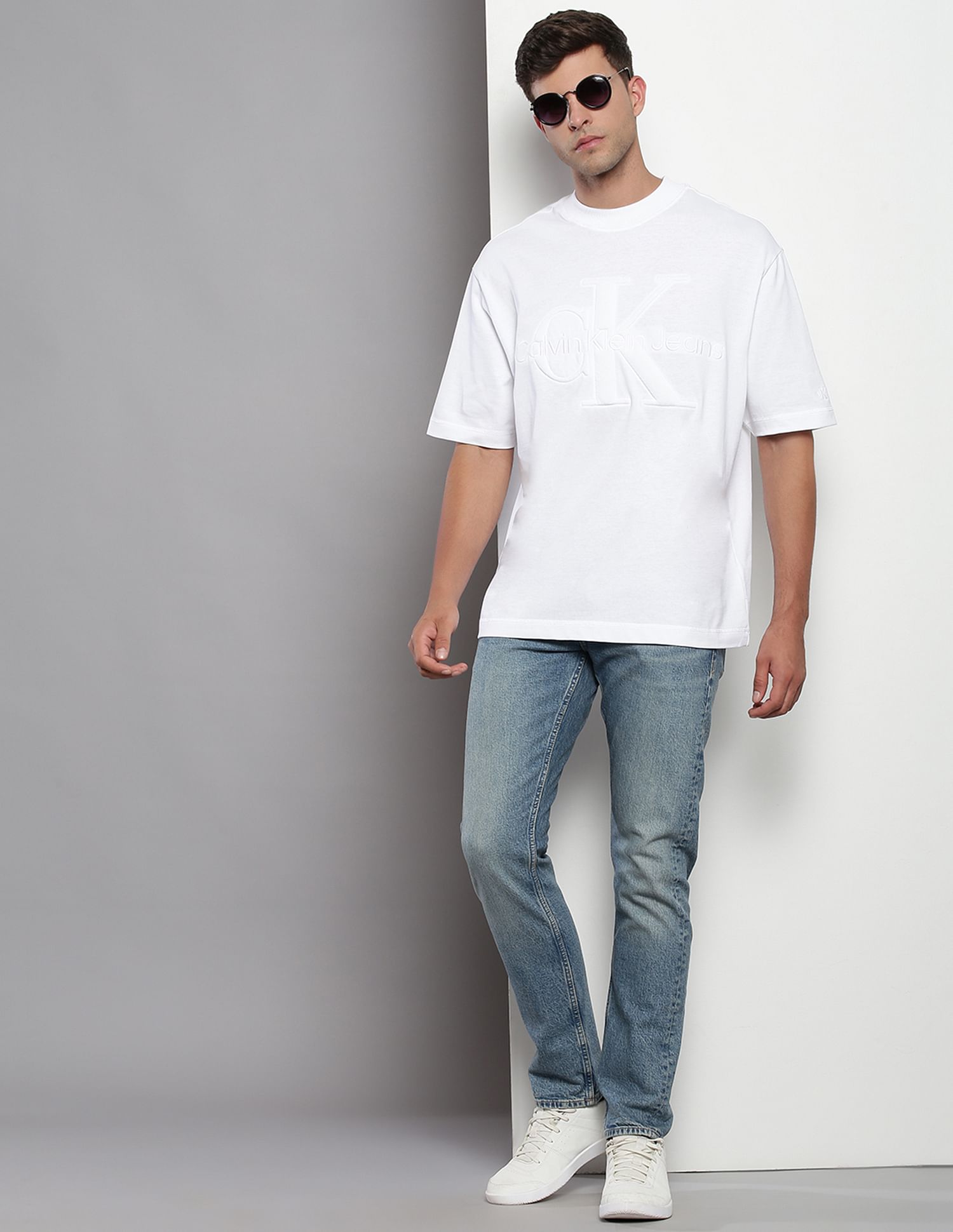 Calvin Klein Premium Monologo Oversized T-Shirt