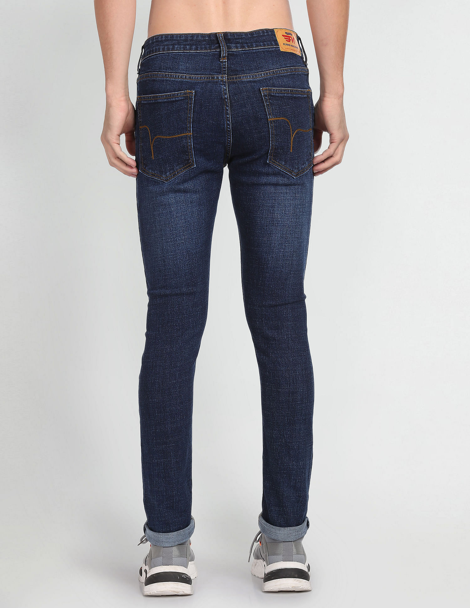 Flying Machine Stone Wash Jackson Skinny Fit Jeans