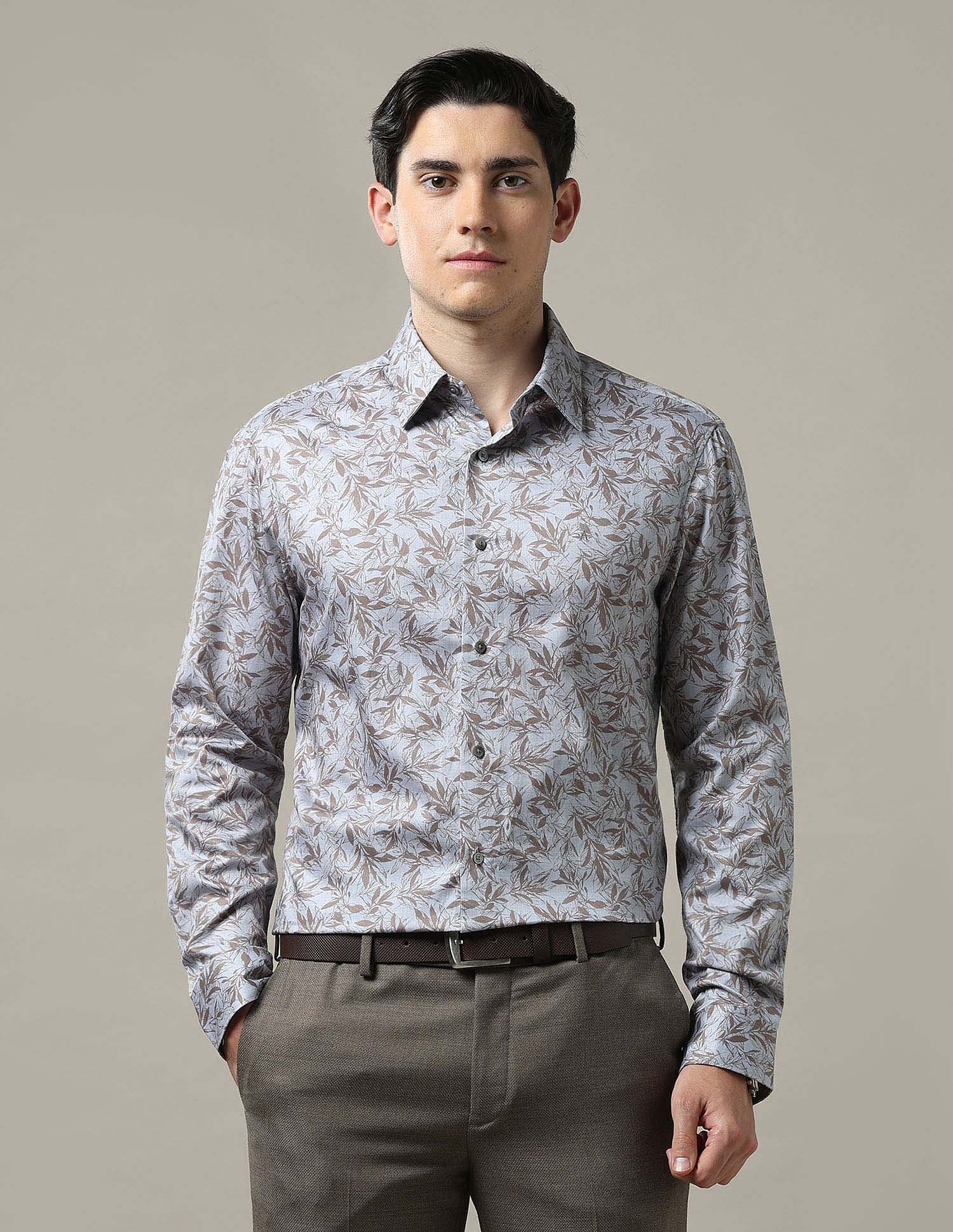 Arrow Tailored Fit Tropical Printed 1851 Shirt