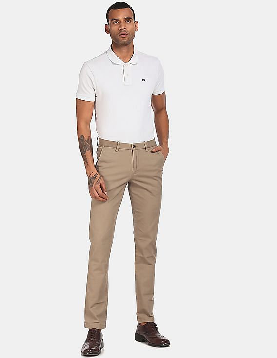 Buy Louis Philippe Sport Men Blue Slim Fit Self Design Chinos  Trousers  for Men 9407481  Myntra