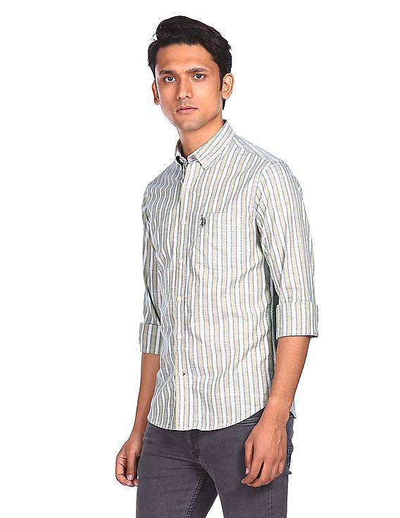 U.S. Polo Assn. Button Down Striped Casual Shirt