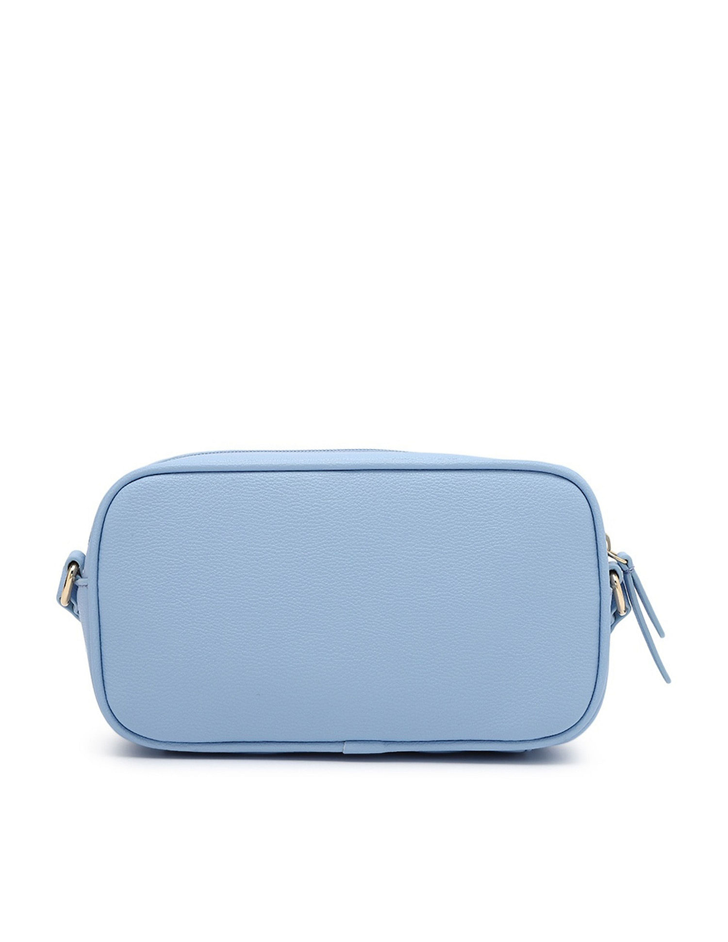 Tommy Hilfiger Solid Blue Pu Sling Bag