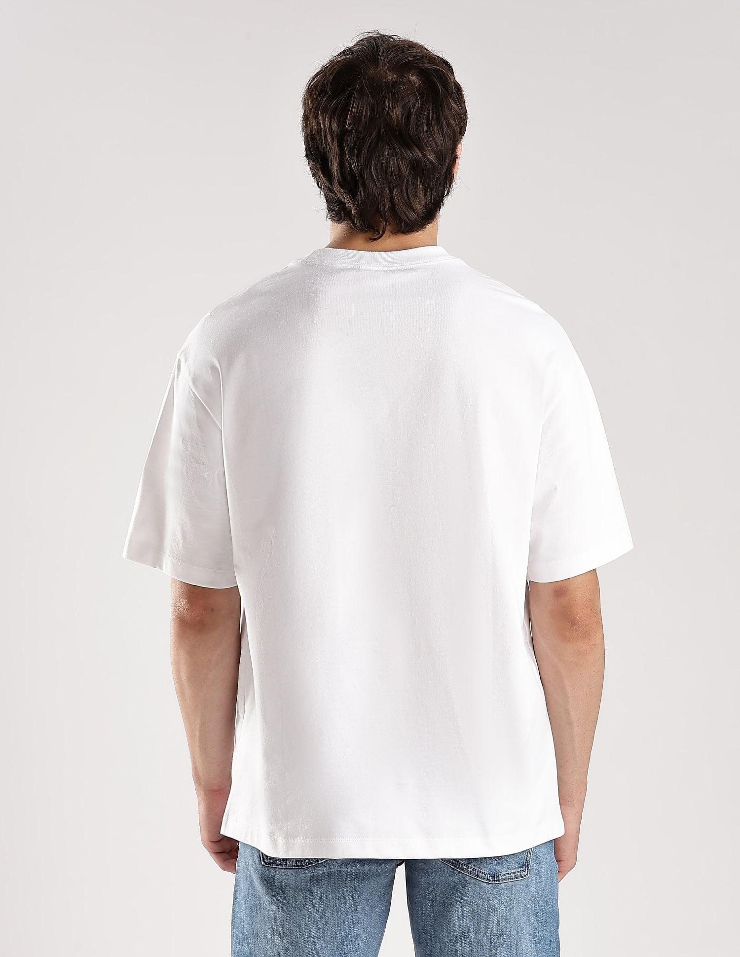 Calvin Klein Jeans Logo Relaxed-Fit Cotton T Shirt