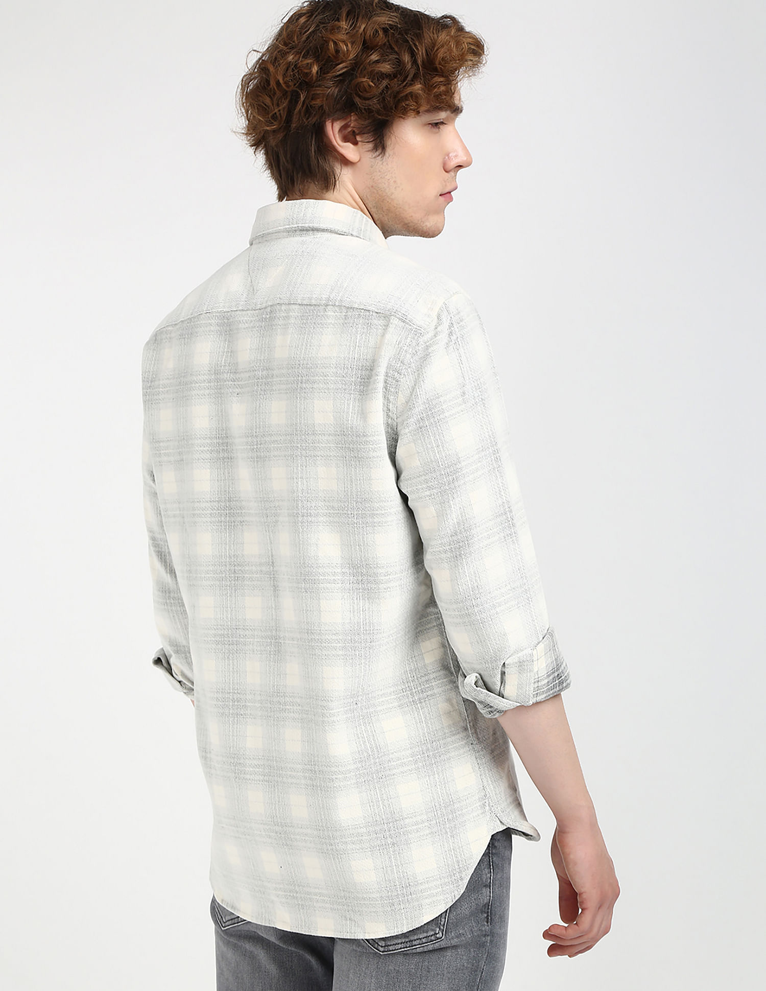 Tommy Hilfiger Corduroy Tartan Checked Shirt