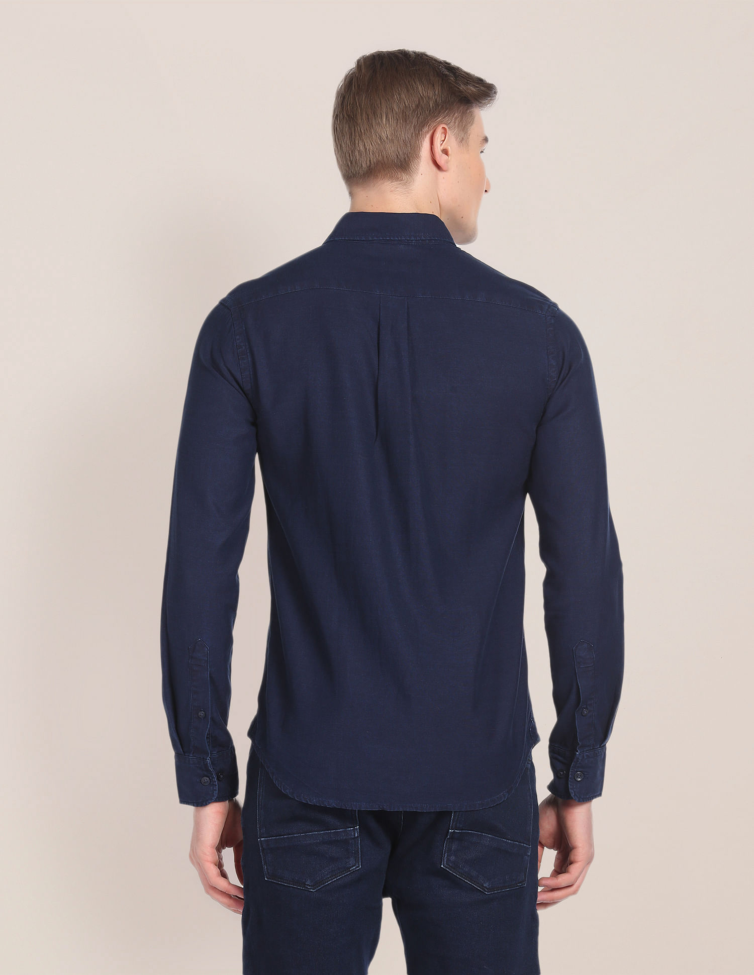 U.S. Polo Assn. Button Down Collar Dyed Shirt