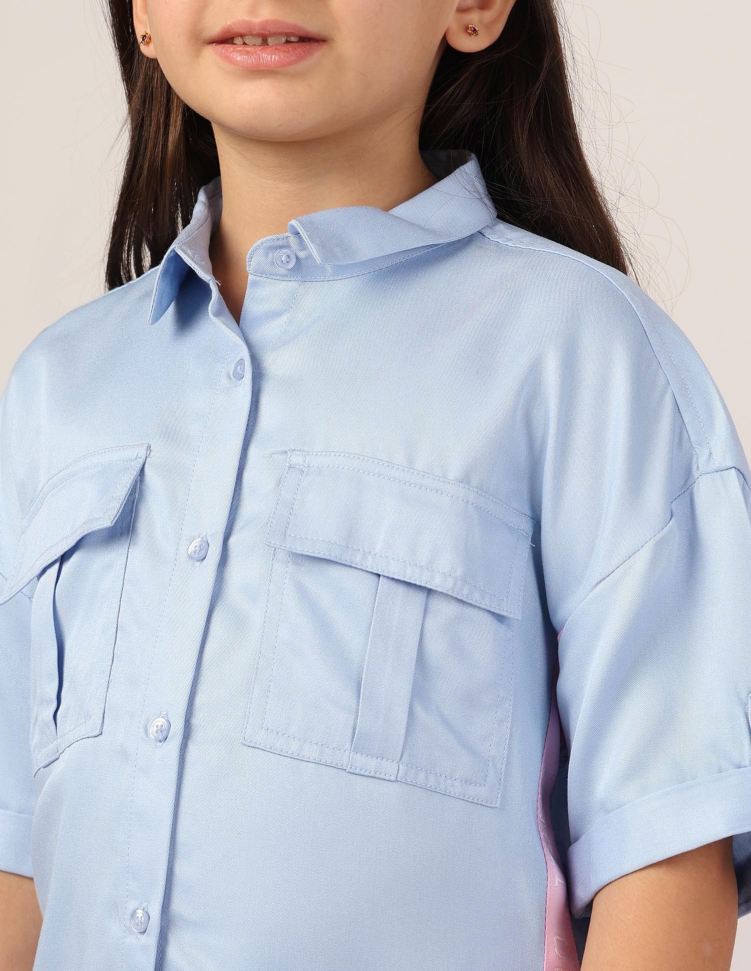 U.S. Polo Assn. Kids Girls Solid Top
