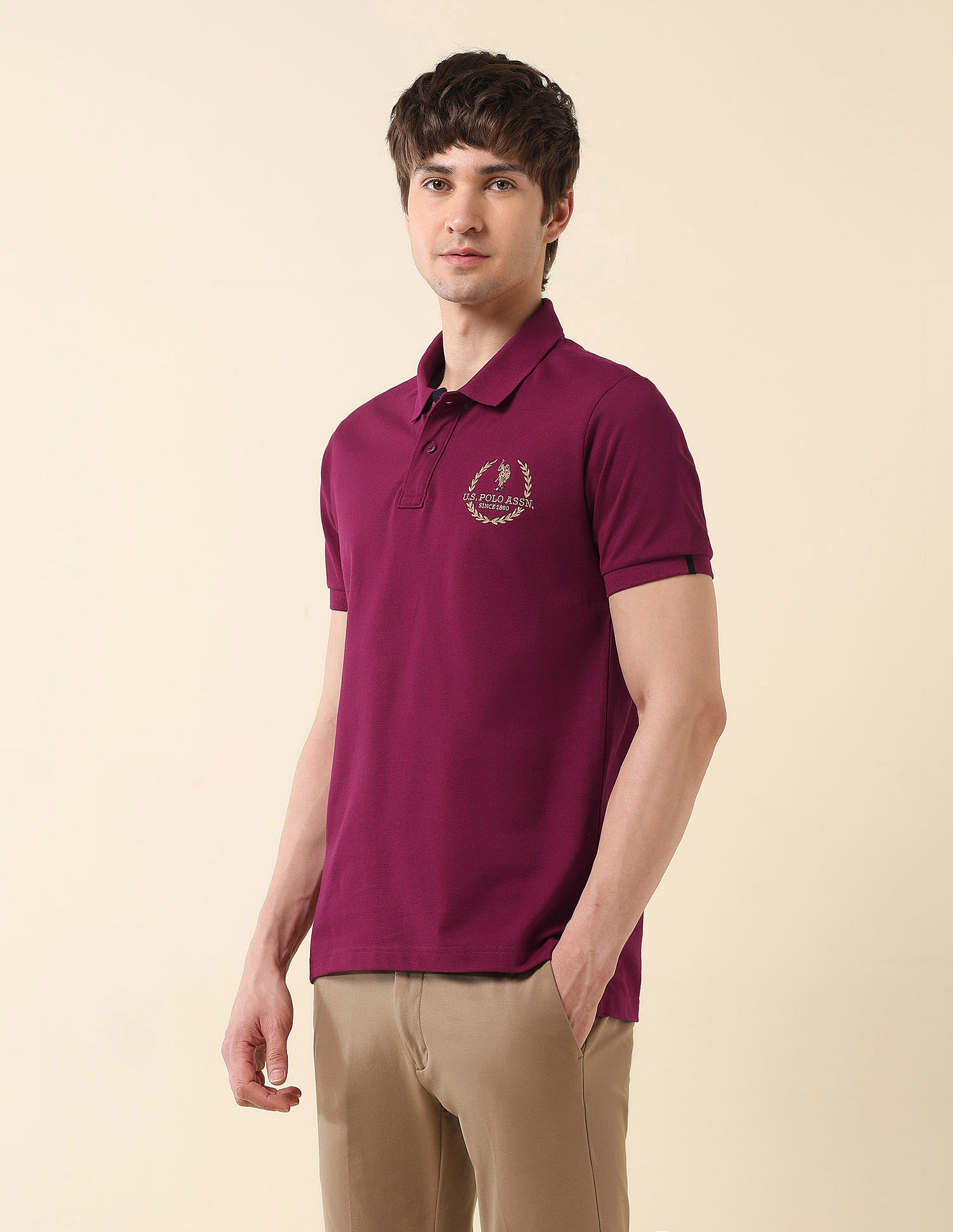 U.S. Polo Assn. Pure Cotton Slim Fit Classic Polo Shirt