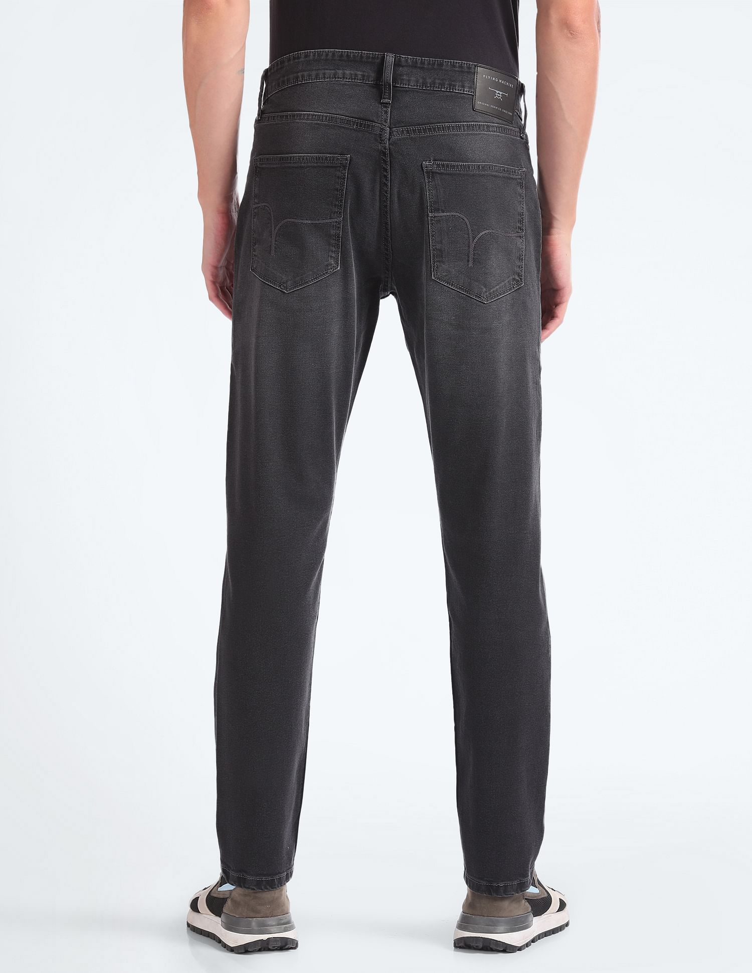 Flying Machine Slash Slim Tapered Stone Wash Jeans