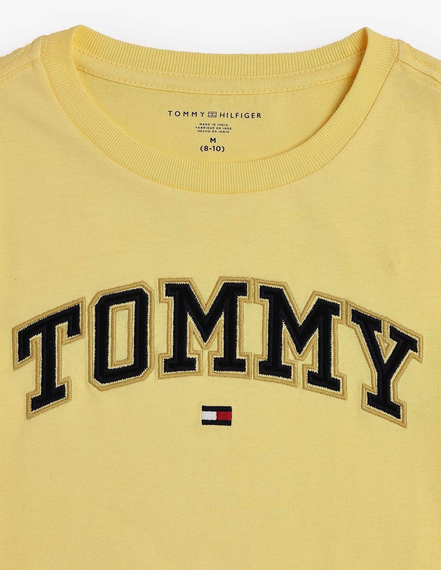 Tommy Hilfiger Kids Boys Logo Regular Fit Cotton T-Shirt