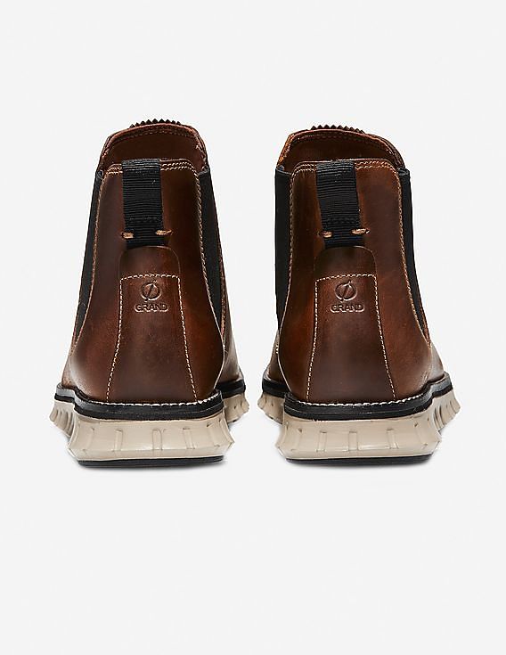 Buy Cole Haan Brown High Top ZERØGRAND Chelsea Boots - NNNOW.com Buy Cole Haan Brown High Top ZERØGRAND Chelsea Boots - NNNOW.com