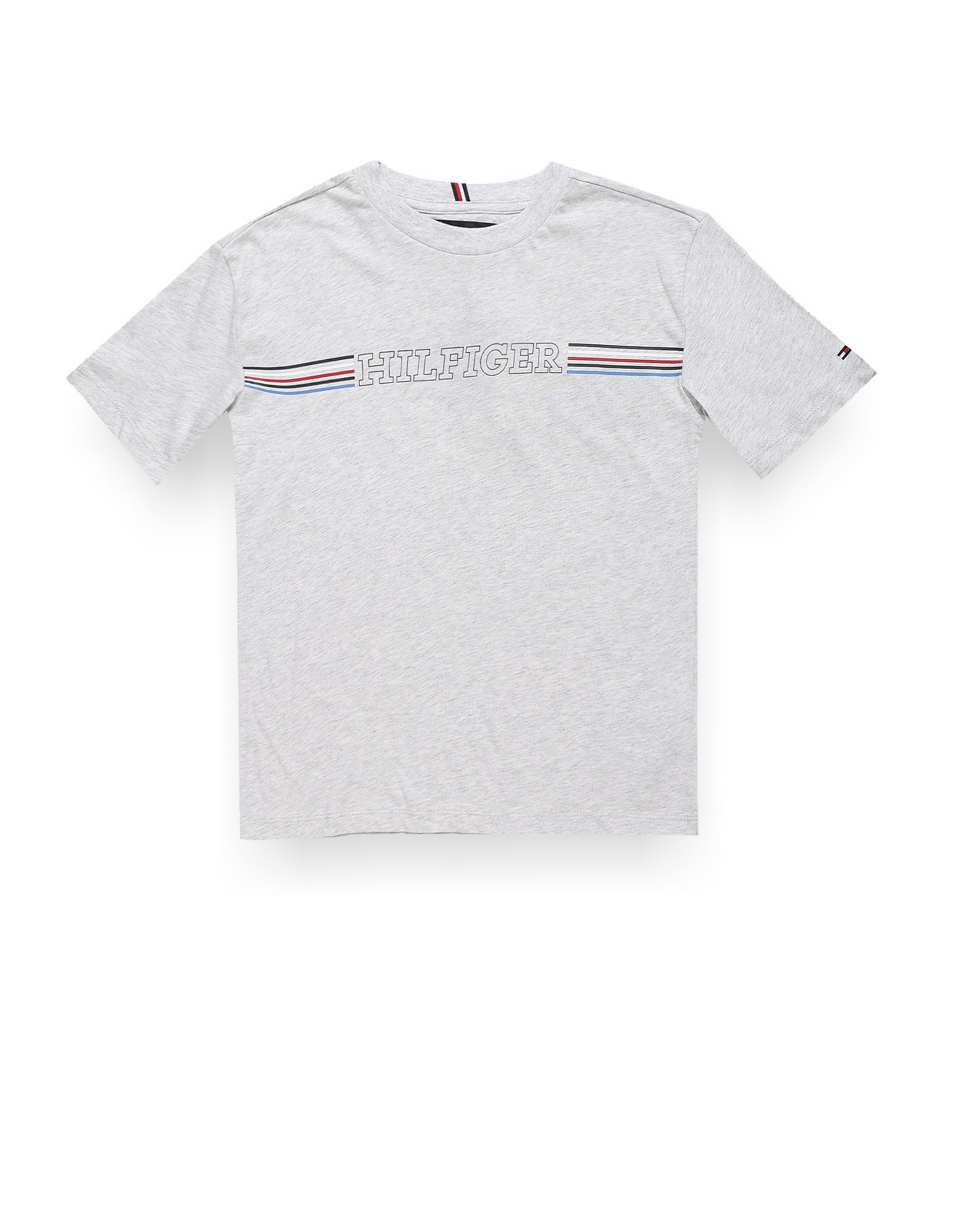 Tommy Hilfiger Kids Boys Sustainable Heathered T-Shirt
