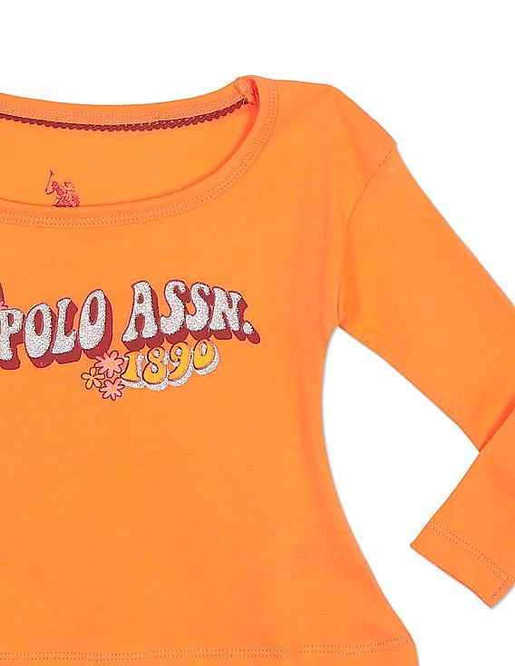 Girls orange polo hotsell