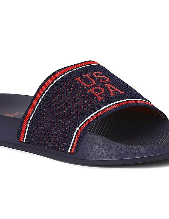 U.S. Polo Assn. Men Open Toe Lightweight Breyton 2.0 Slides