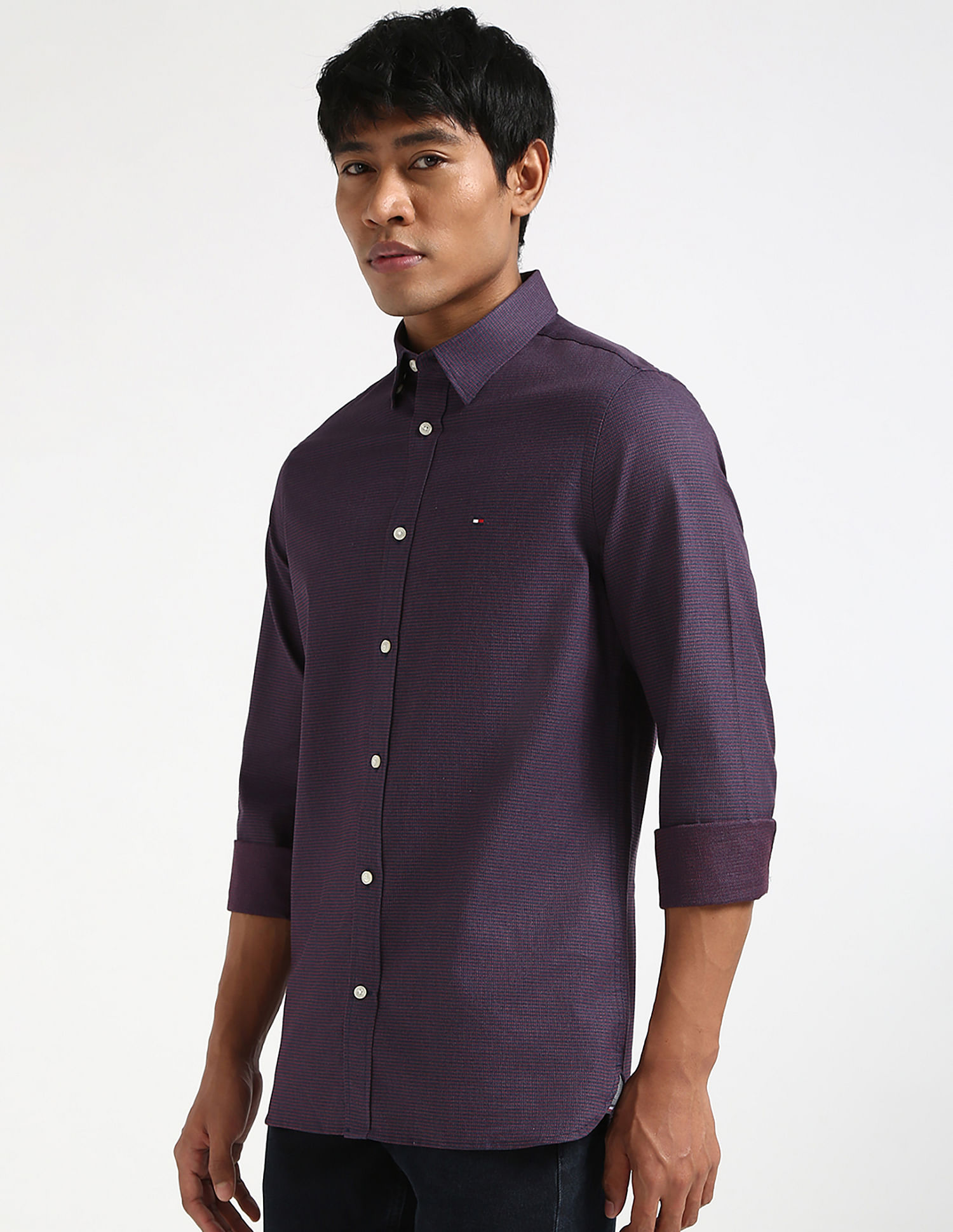 Tommy Hilfiger Textured Solid Shirt