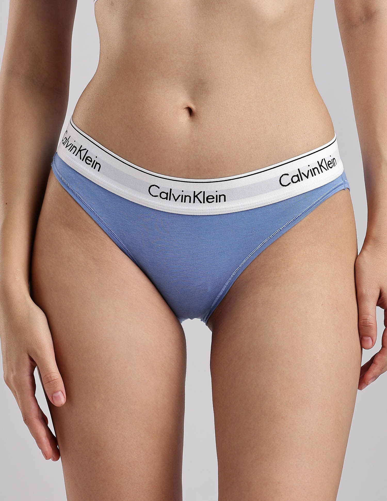 Calvin Klein Underwear Womens Blue Solid Panties