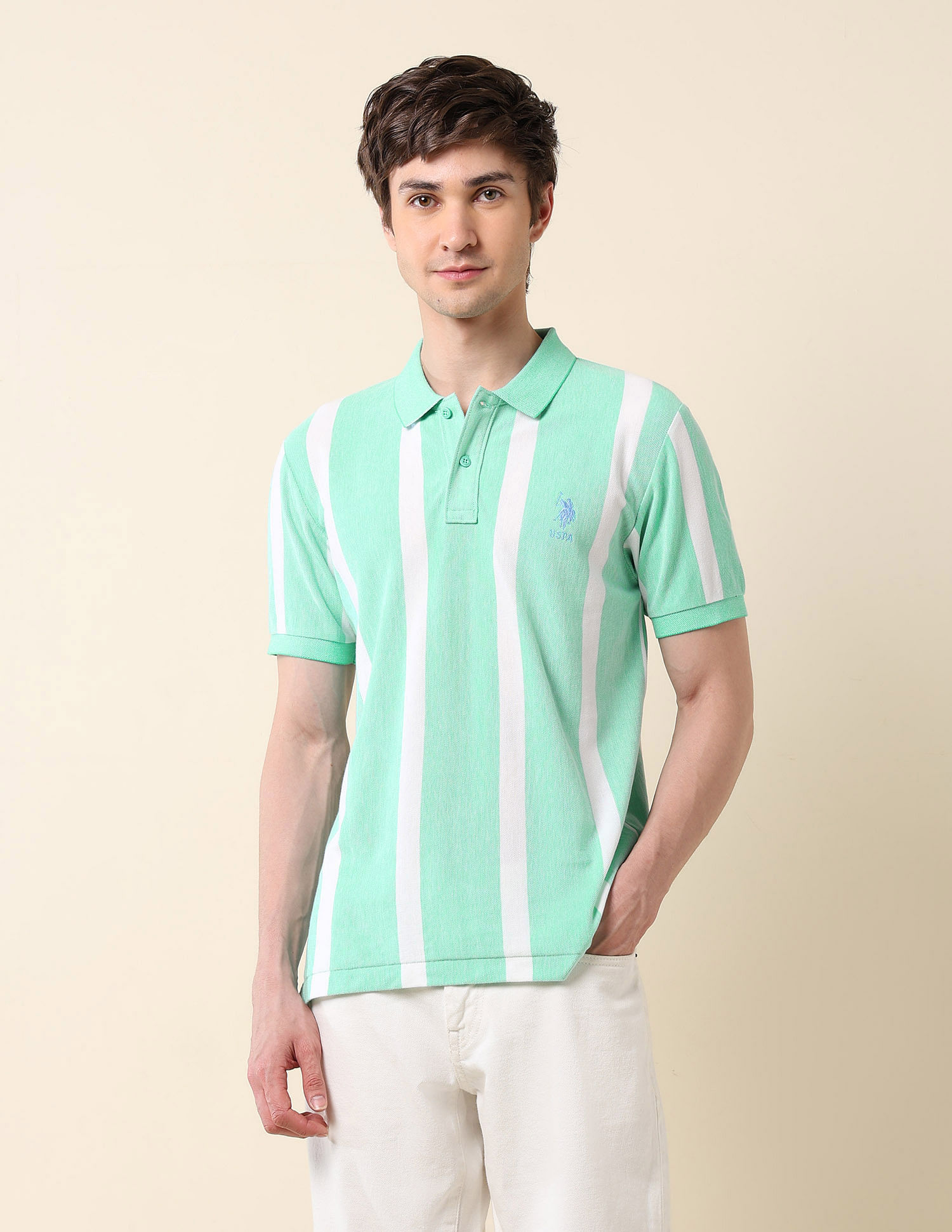 U.S. Polo Assn. Pure Cotton Summer Splash Polo Shirt