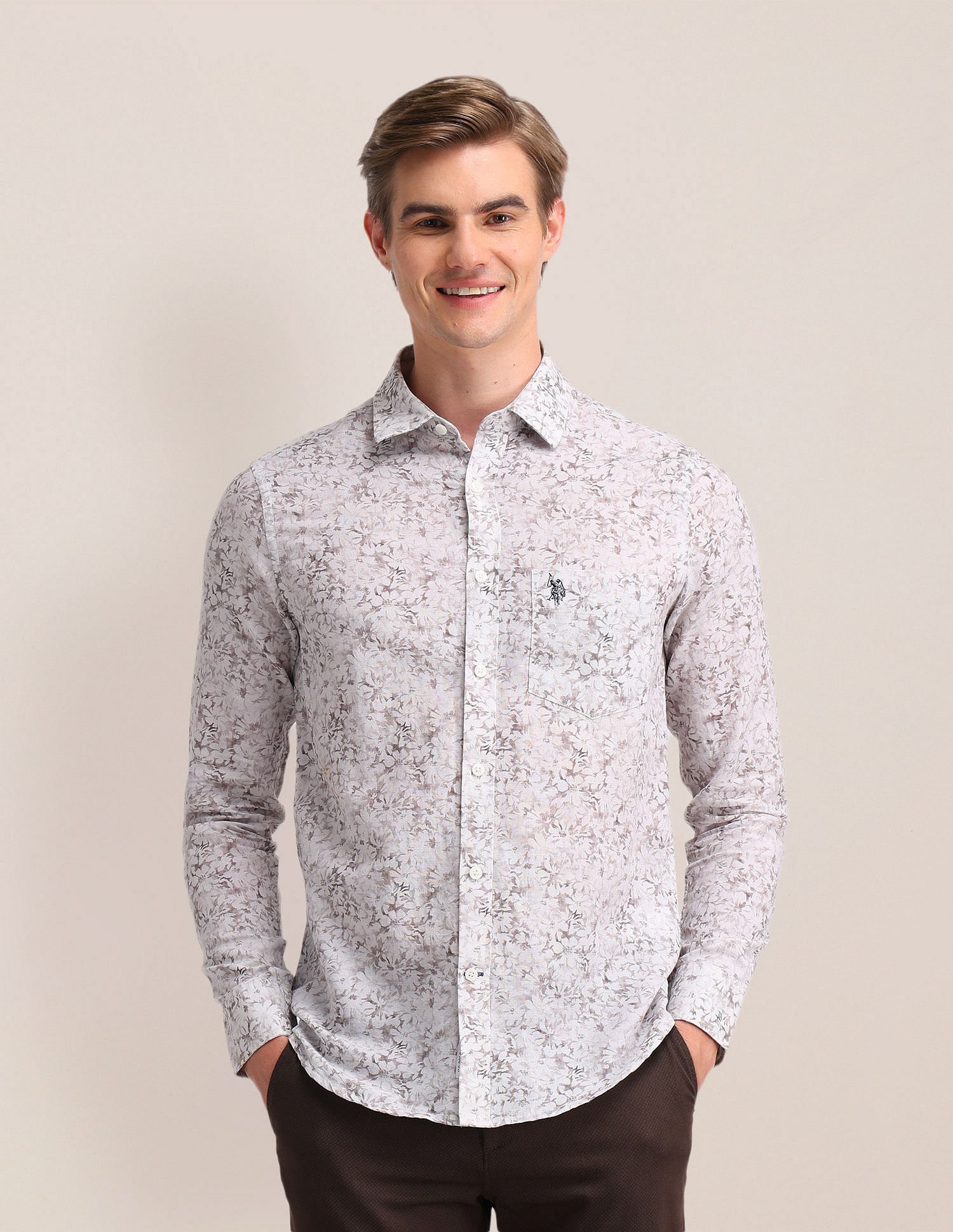 U.S. Polo Assn. Denim Co. Cotton Printed Shirt
