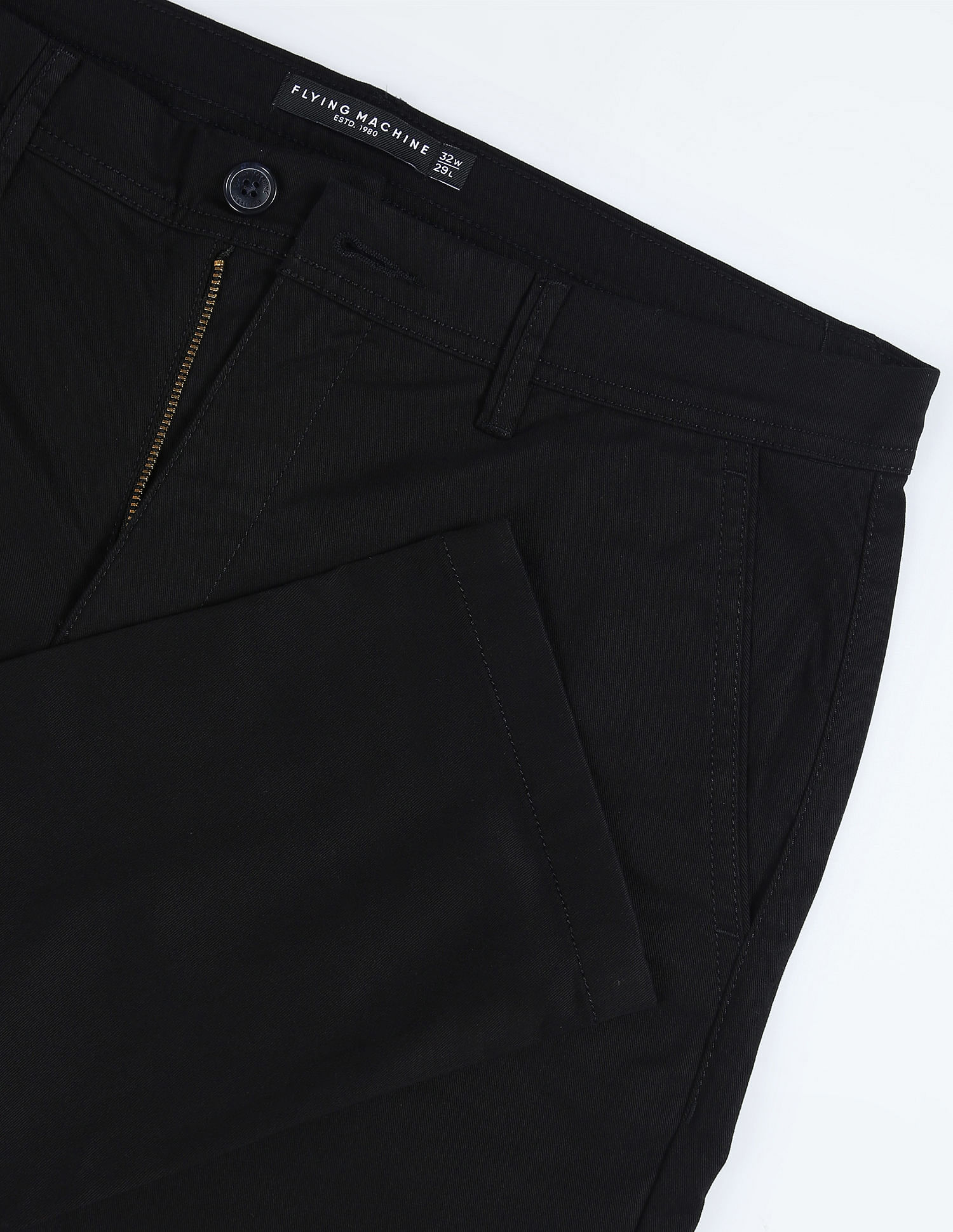 Flying Machine Solid Twill Trousers