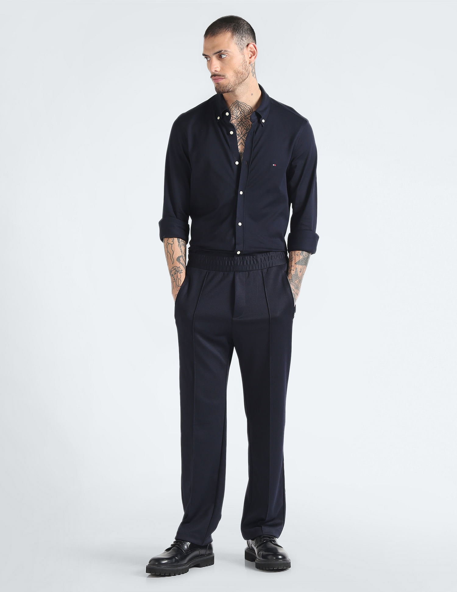 Buy Tommy Hilfiger 1985 Knitted Slim Fit Shirt - NNNOW.com