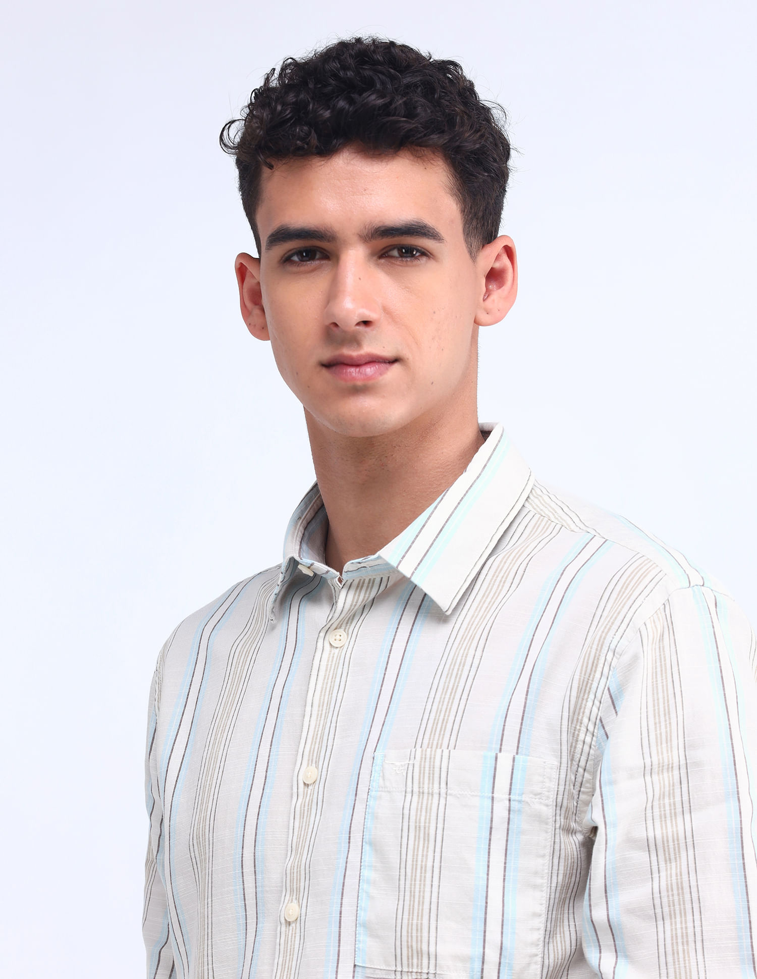 Buy Flying Machine Regular Vertical Striped Shirt - NNNOW.com