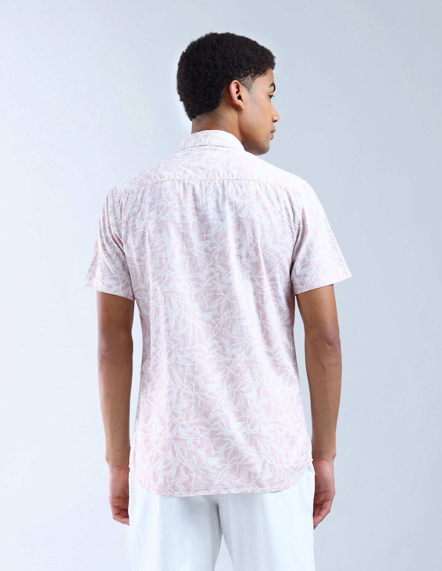 Flying Machine Slim Fit Tropical Printed Essentials Shirt