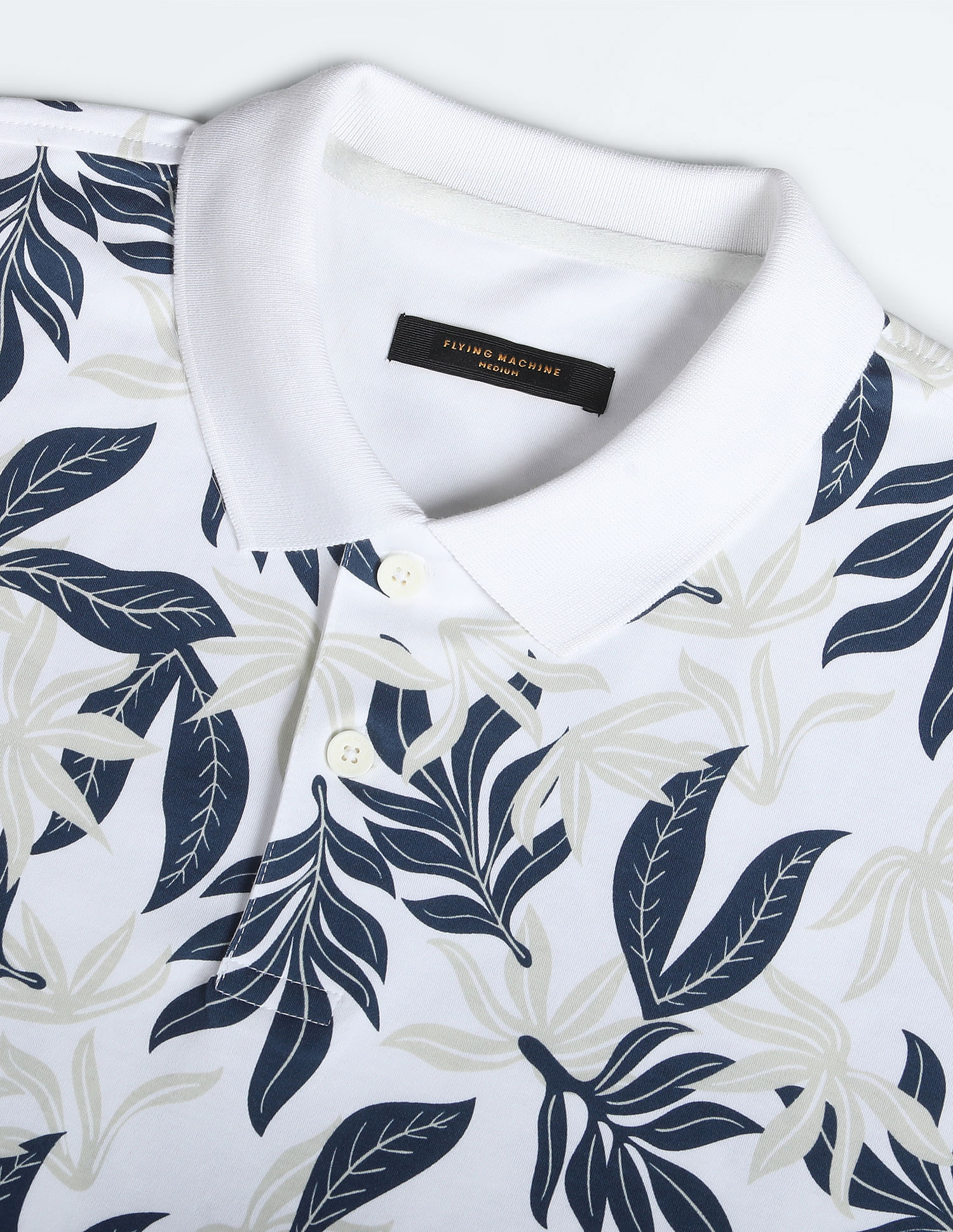 Flying Machine Mercerised Tropical Polo Shirt