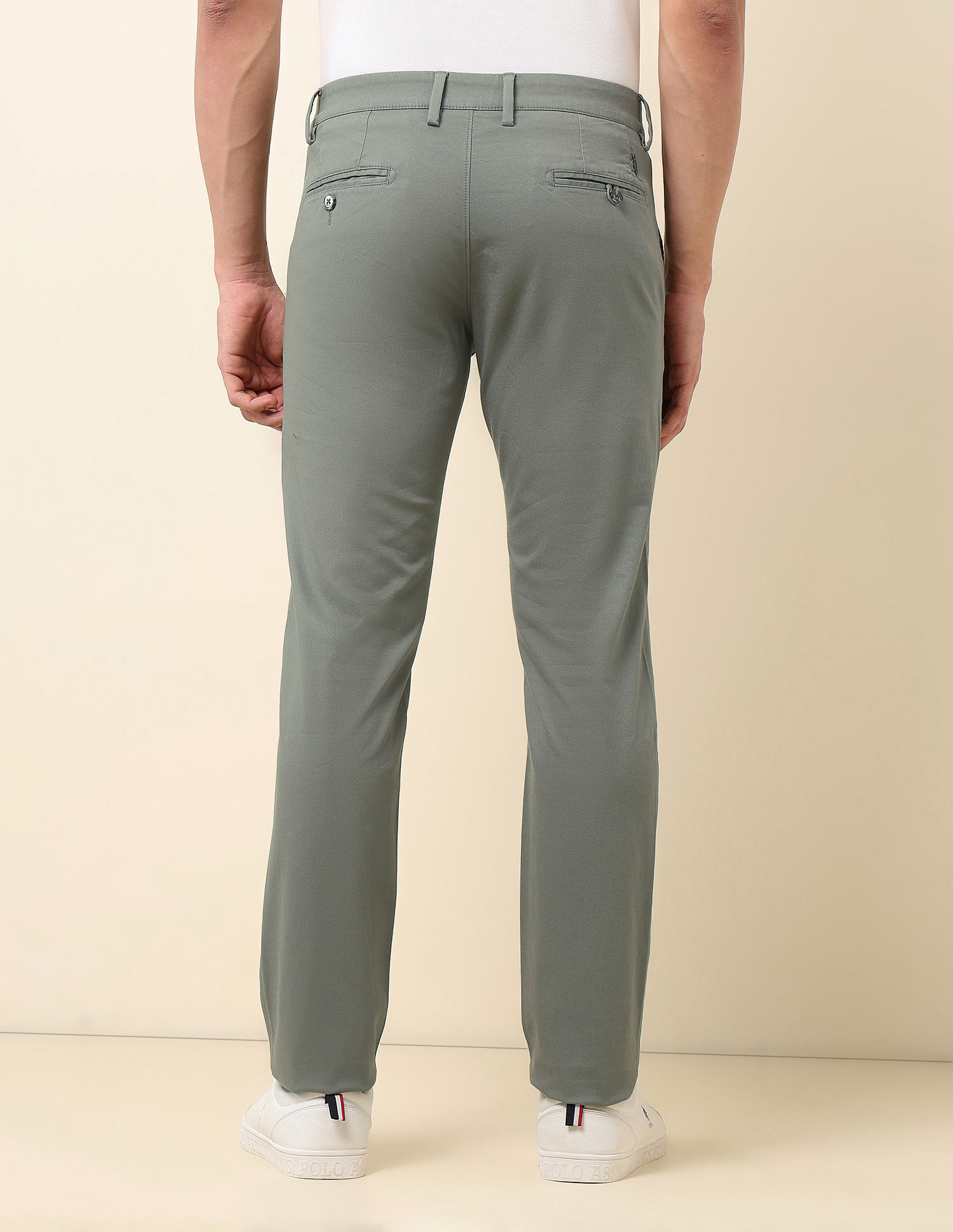 U.S. Polo Assn. Dobby Denver Slim Fit Trousers