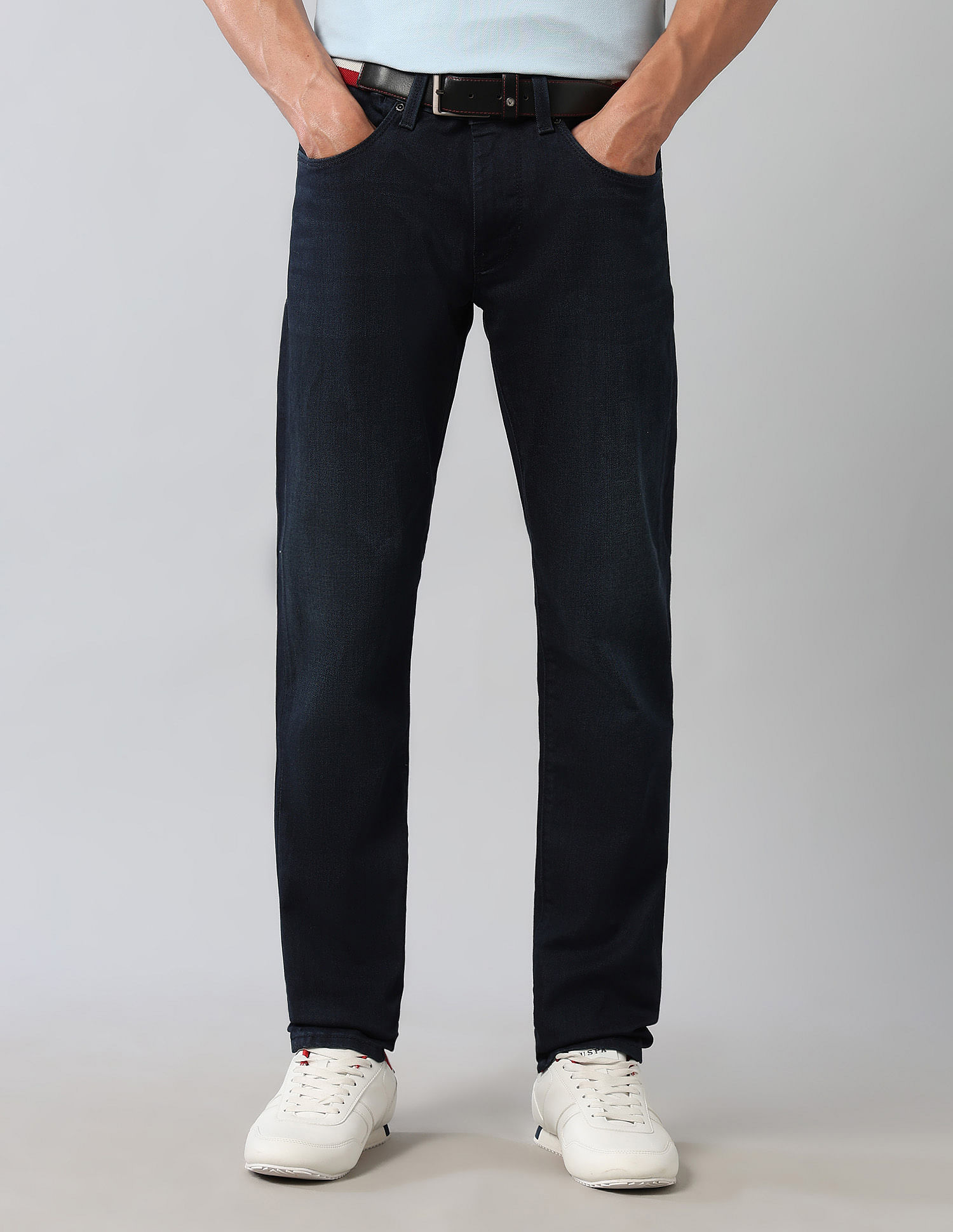 U.S. Polo Assn. Denim Co. Brandon Slim Tapered Fit Blue Jeans