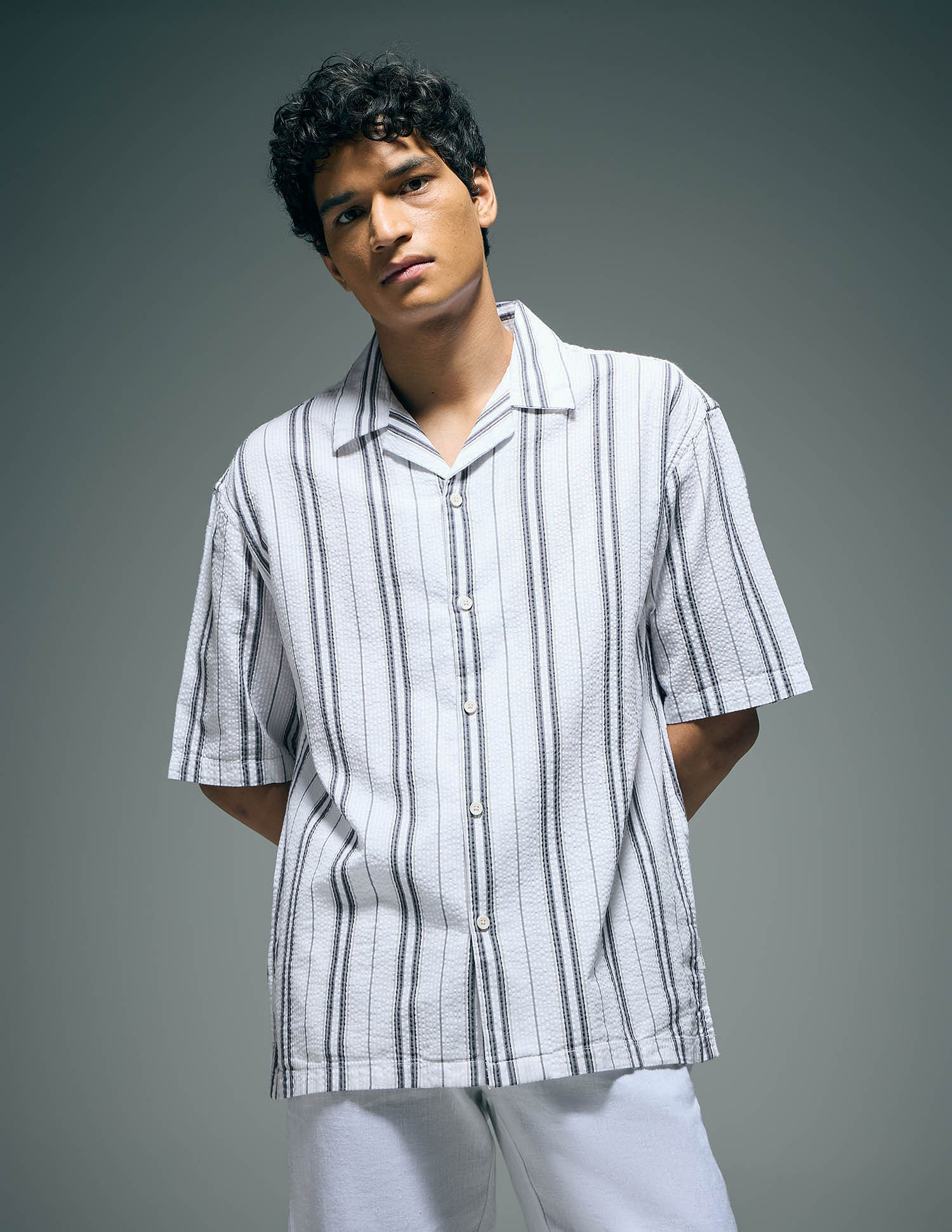Flying Machine Pure Cotton Original Cuban Shirt