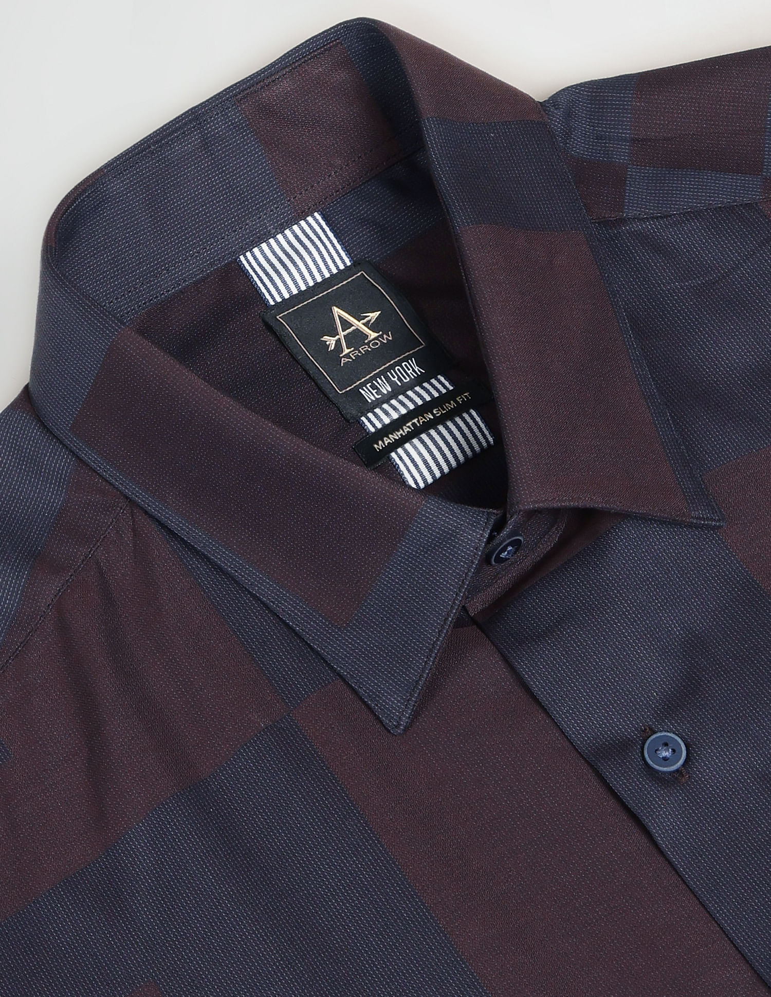 Arrow Newyork Manhattan Slim Fit Dobby Shirt