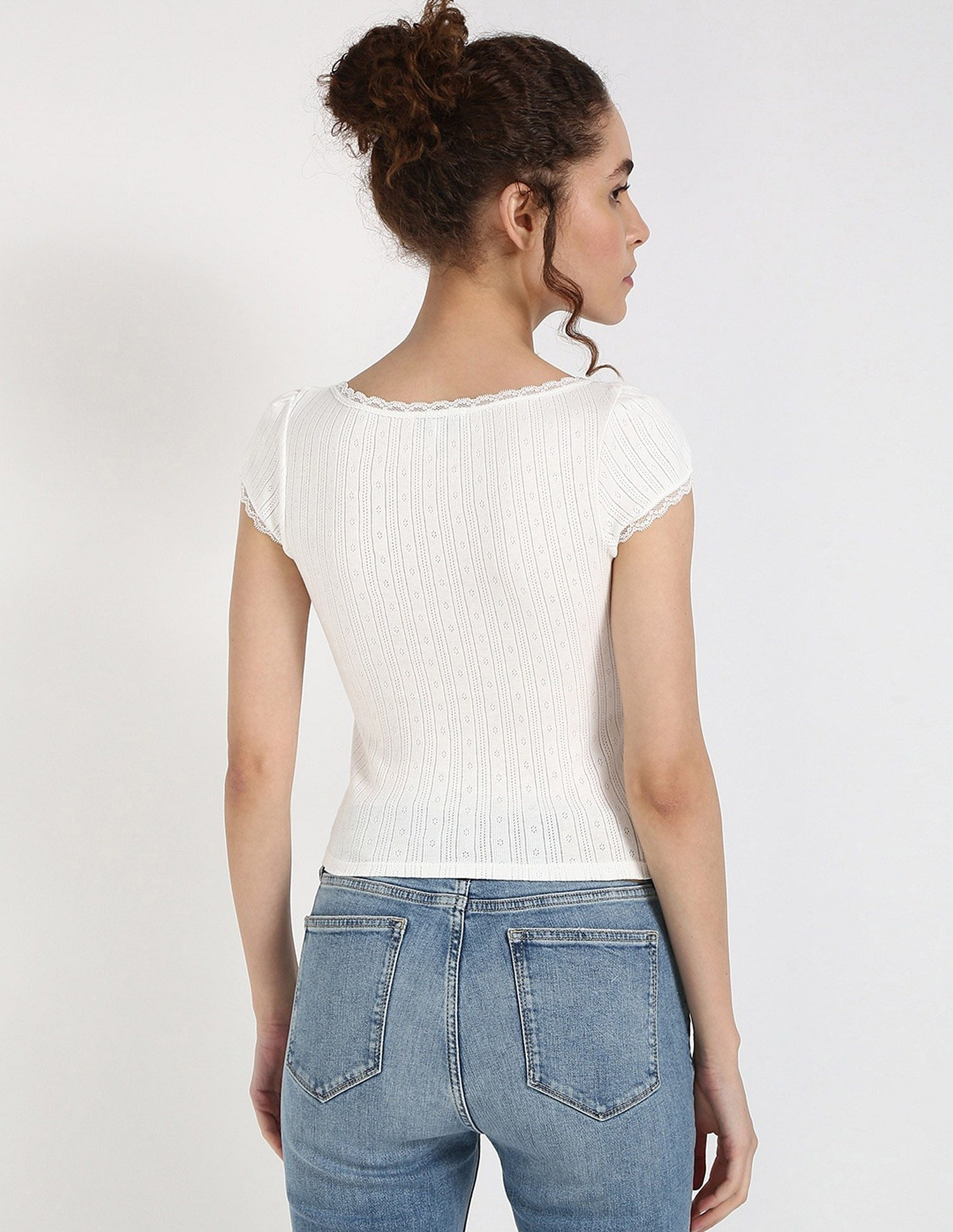 Tommy Hilfiger Slim-Fit Cotton Round Neck Top