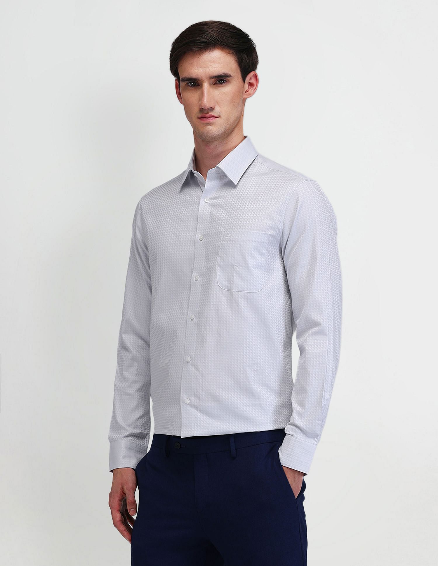 Arrow Brooklyn Fit Textured Shirt