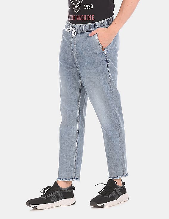 flying machine cropped jeans