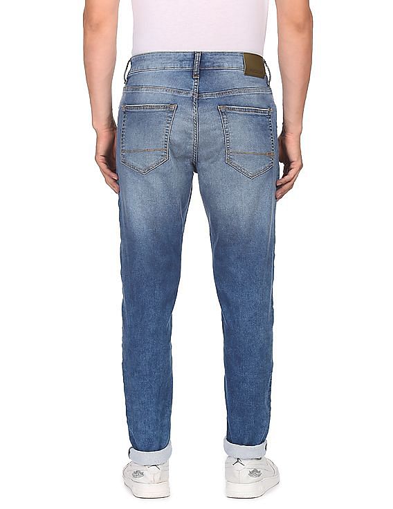 Aeropostale Men Blue Mid Rise Super Skinny Fit Jeans