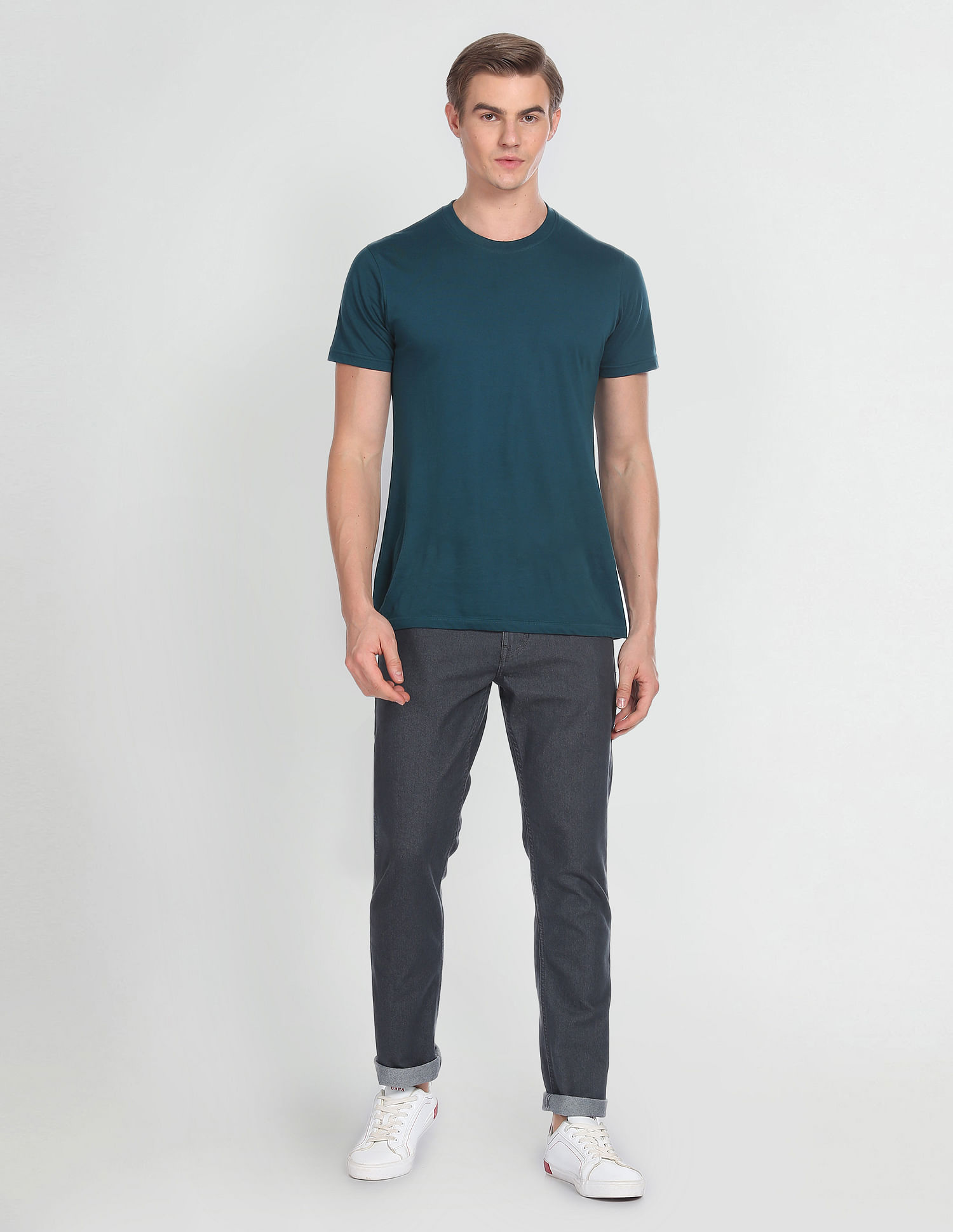 U.S. Polo Assn. Denim Co. Slim Tapered Fit Grey Jeans