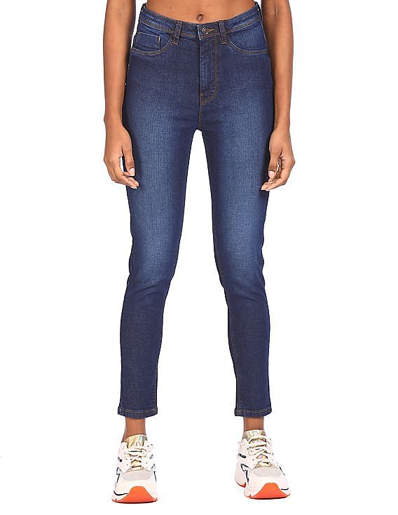 Flying Machine Women High-Rise Skinny Fit Jeans